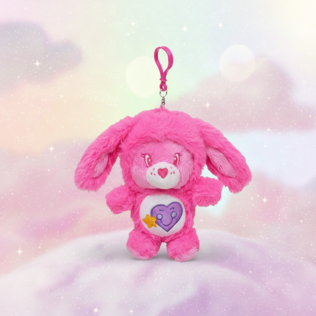 Bunny Hat Series Keychain (15cm) - Take Care Bear