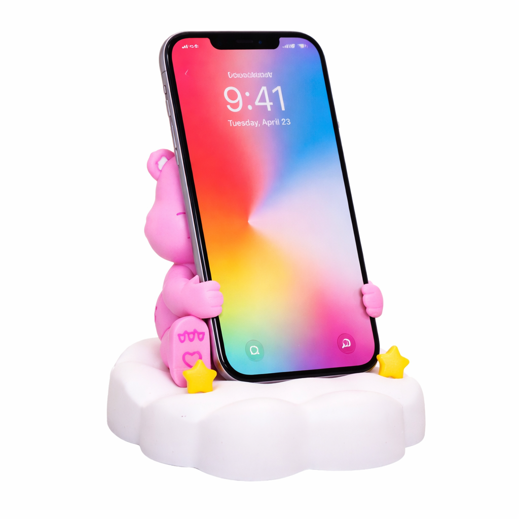 Mobile Phone Holder - Cheer Bear