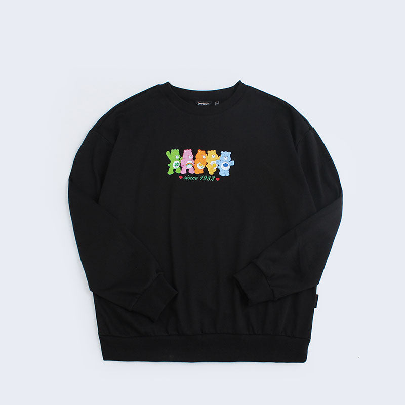 Happy Multi-Bear Lineup” Sweatshirt - Black (XL)