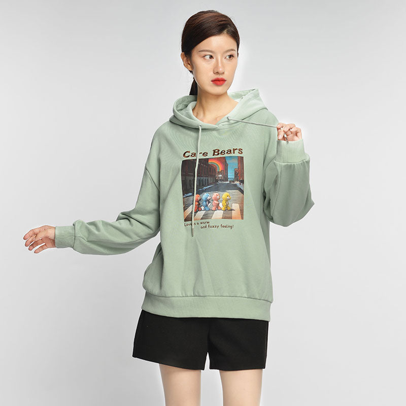 “Rainbow Street Walk” Hoodie - Green (XL)