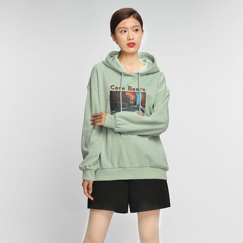 “Rainbow Street Walk” Hoodie - Green (XL)