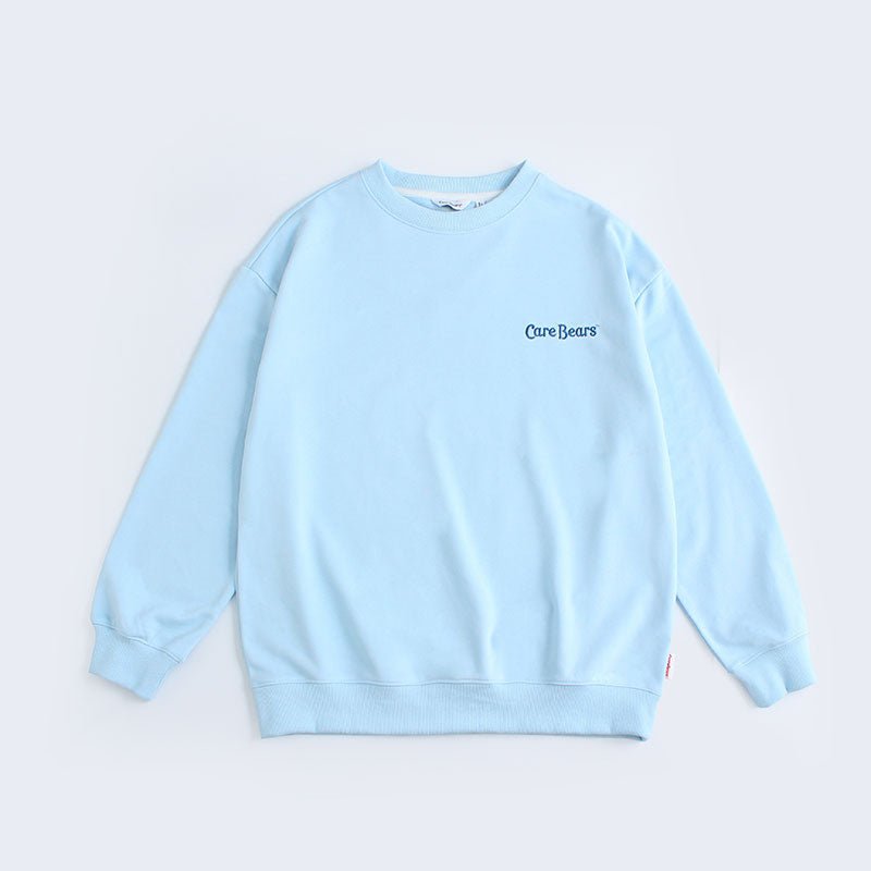 "Rainbow Relax Bear Sweatshirt" - Blue (L)