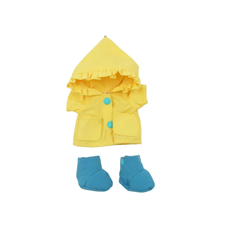 Yellow Raincoat with Keychain - Outfit (15cm)