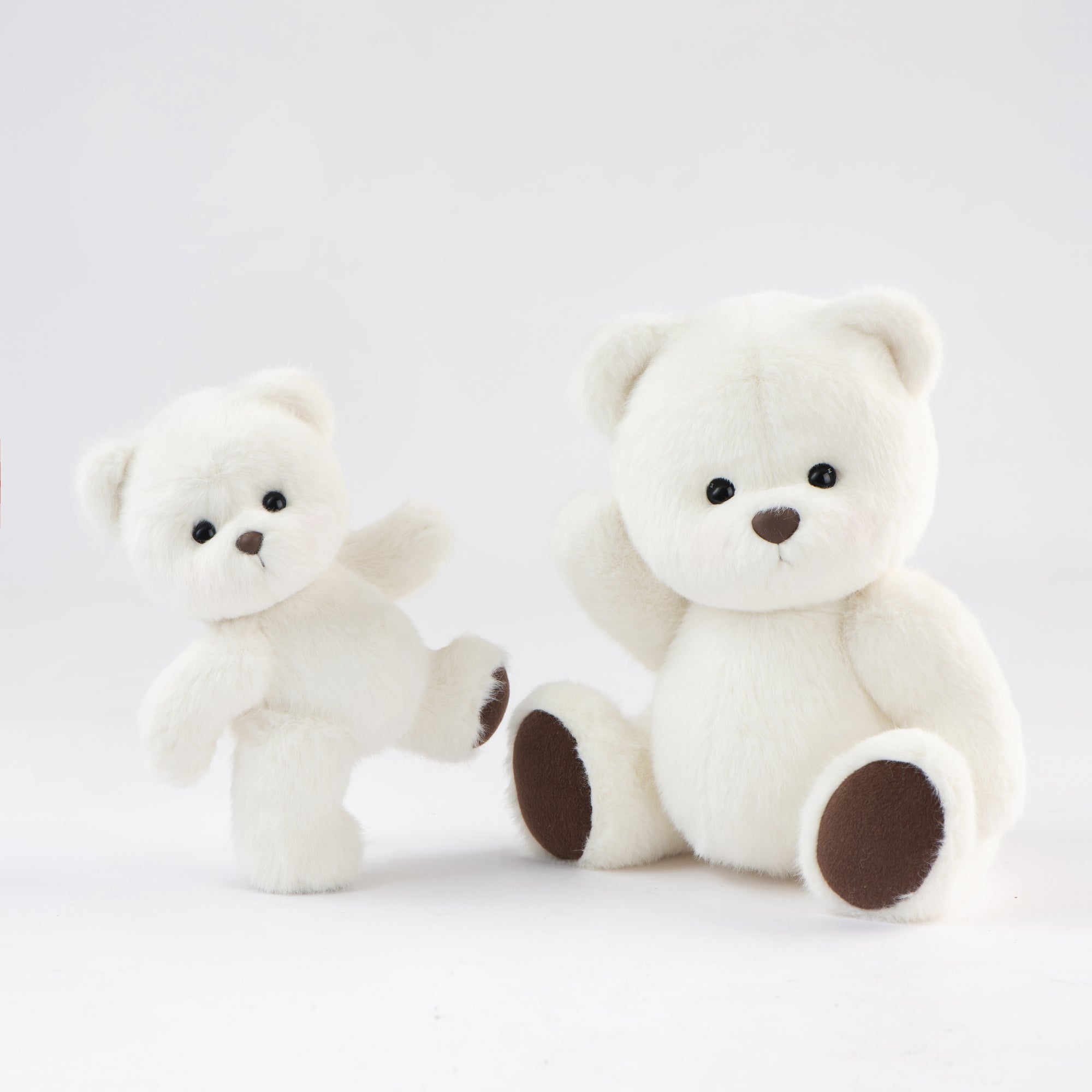Lina Bear Long-Hair - White (20cm)