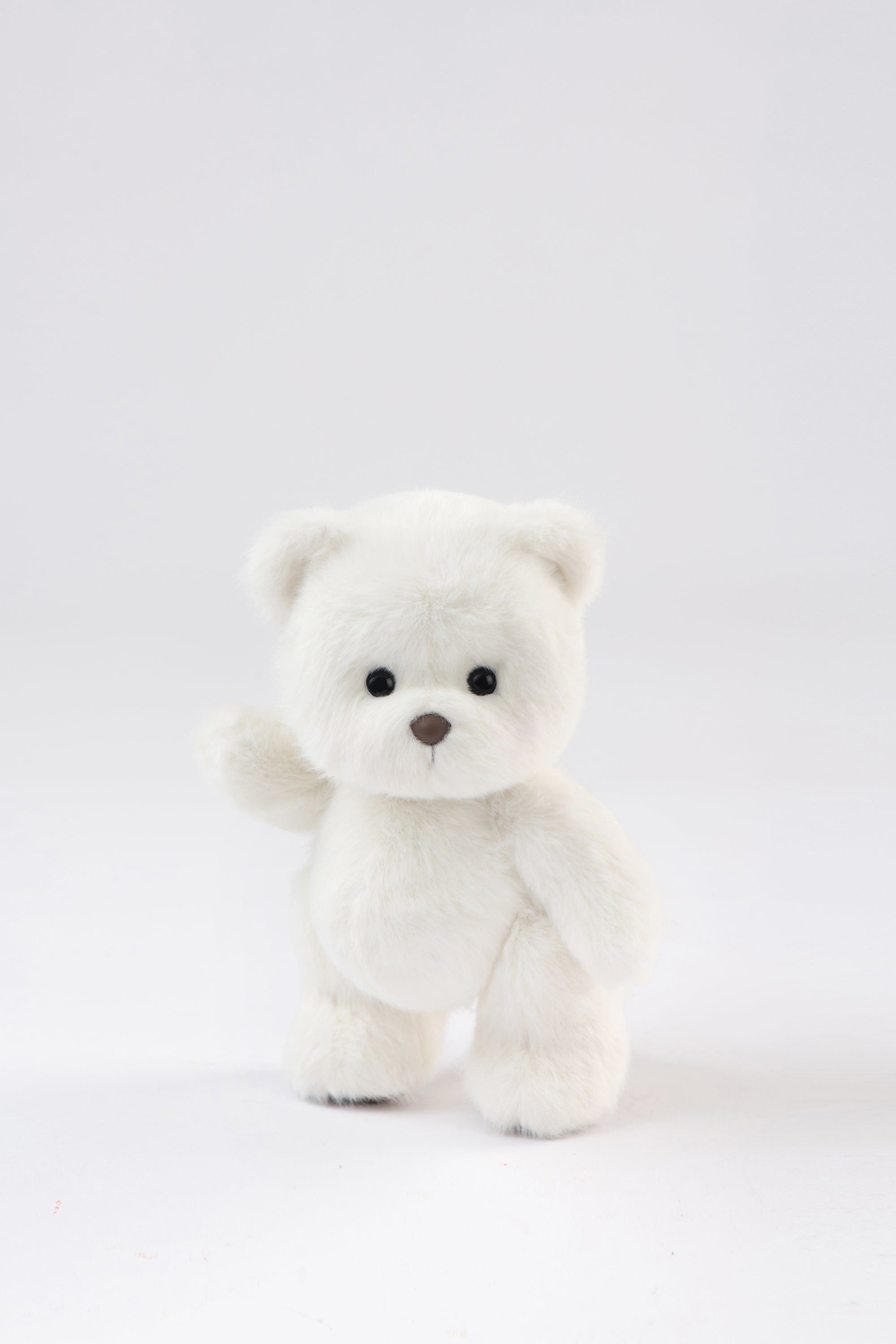 Lina Bear Long-Hair - White (20cm)
