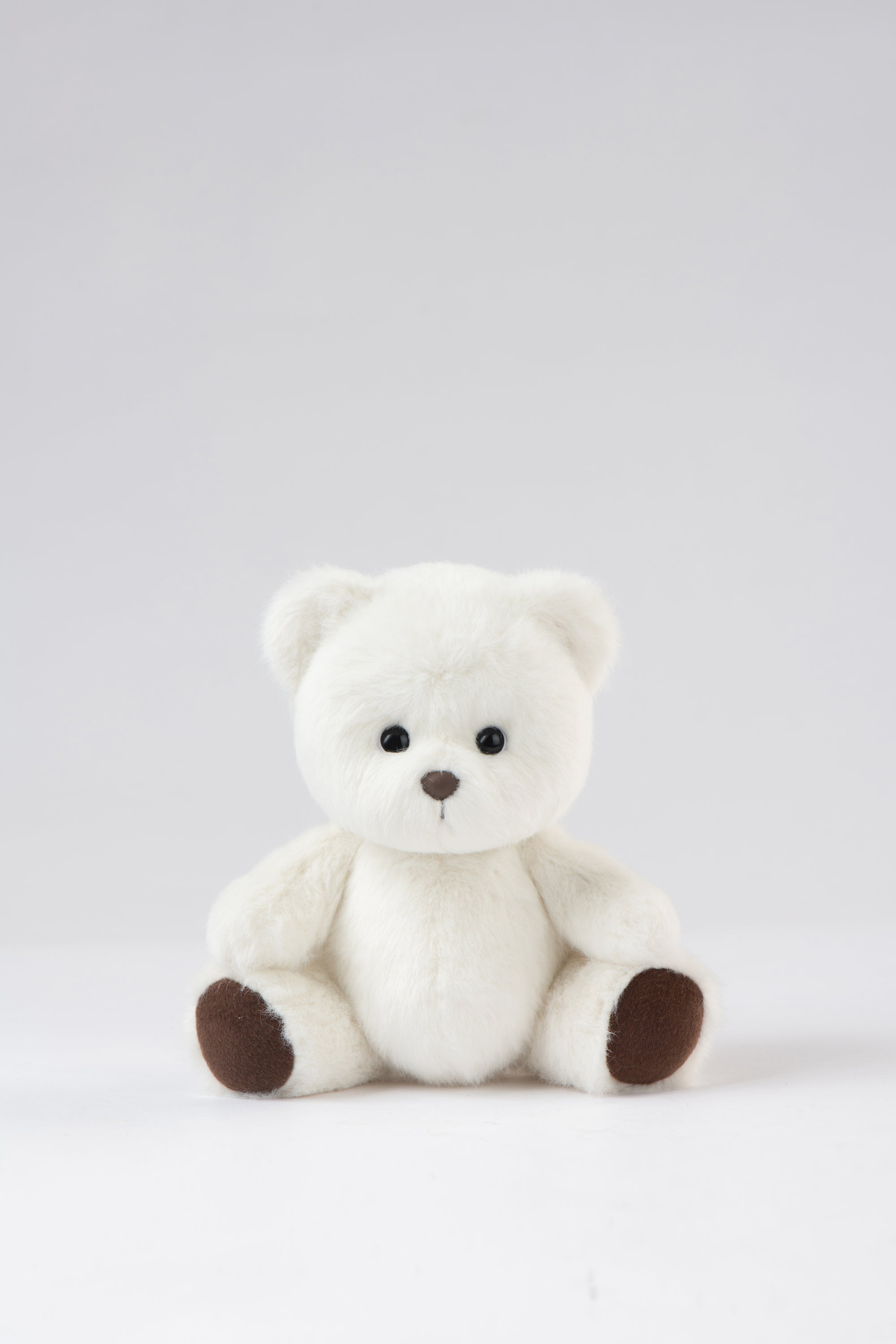 Lina Bear Long-Hair - White (20cm)