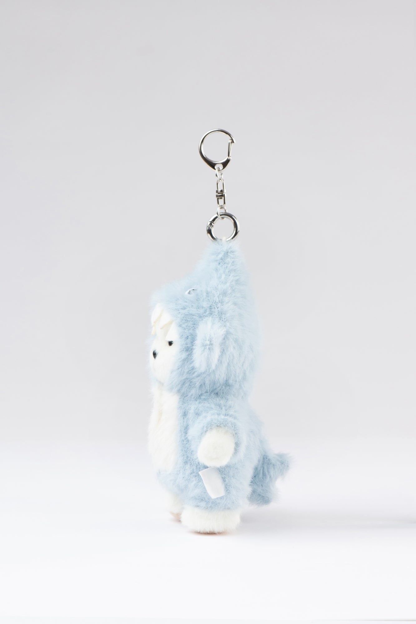 Lina Bear Shark with Keychain - White (15cm)