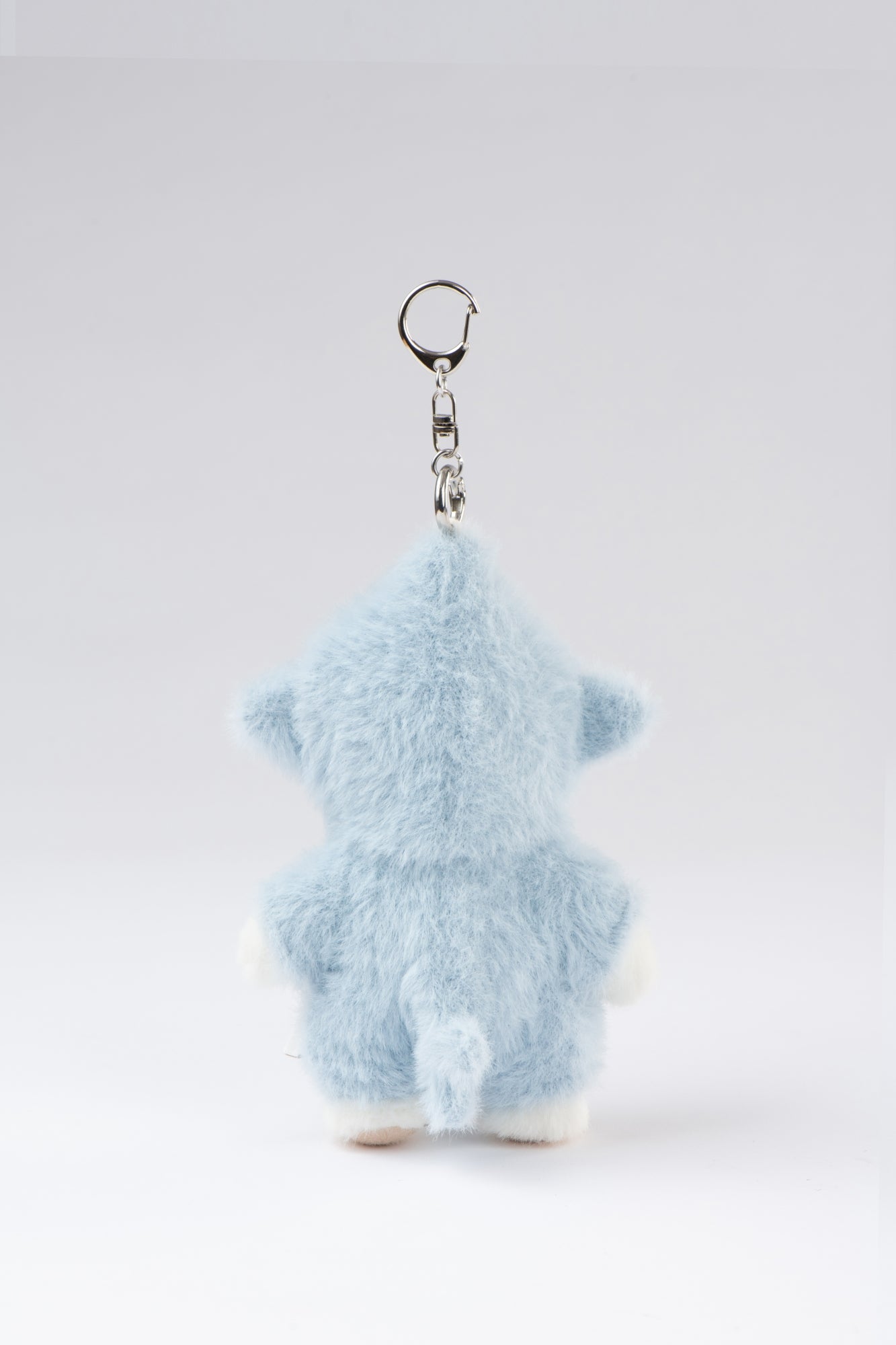 Lina Bear Shark with Keychain - White (15cm)