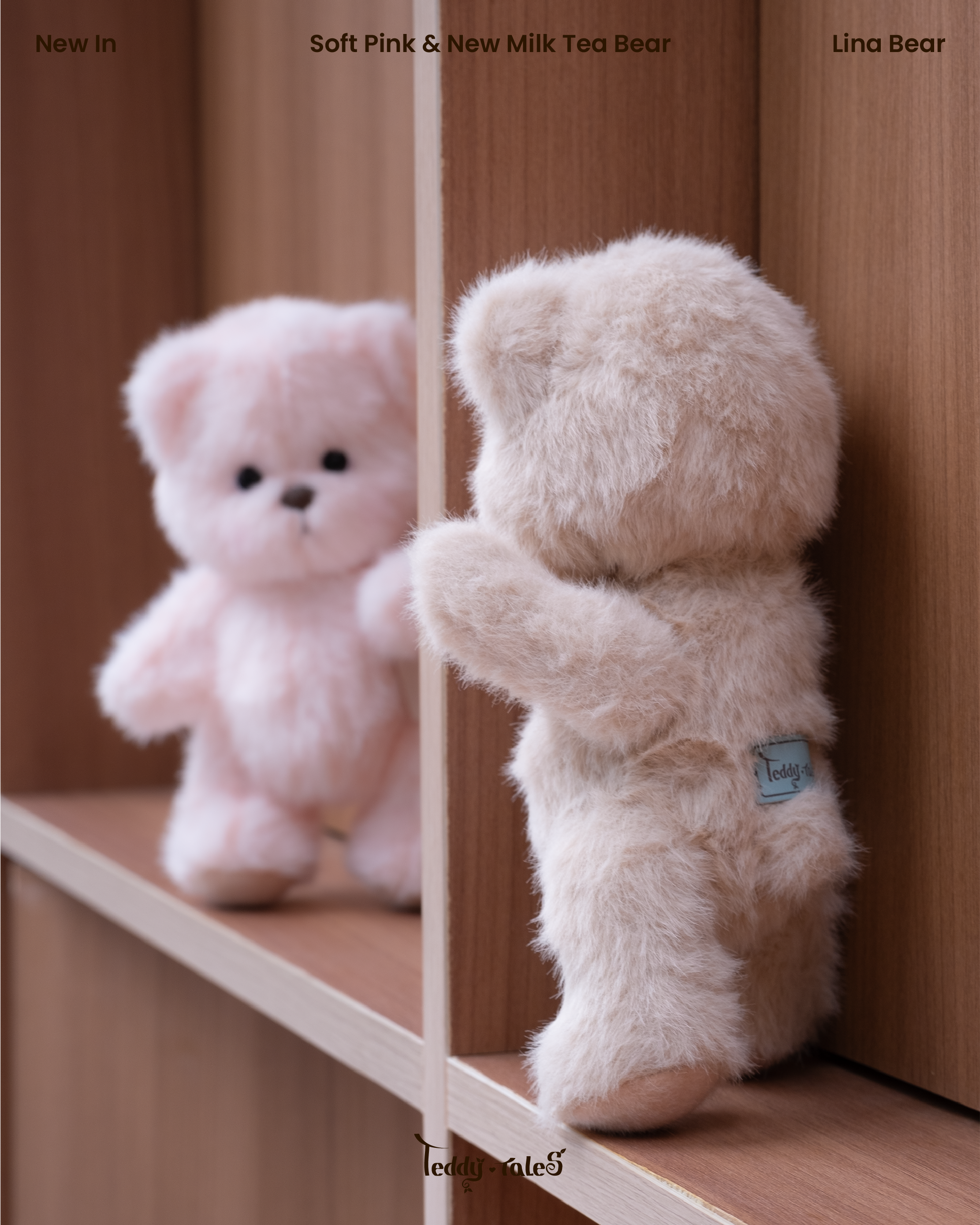 Lina Bear Long-Hair - Pink (20cm) v. 2025