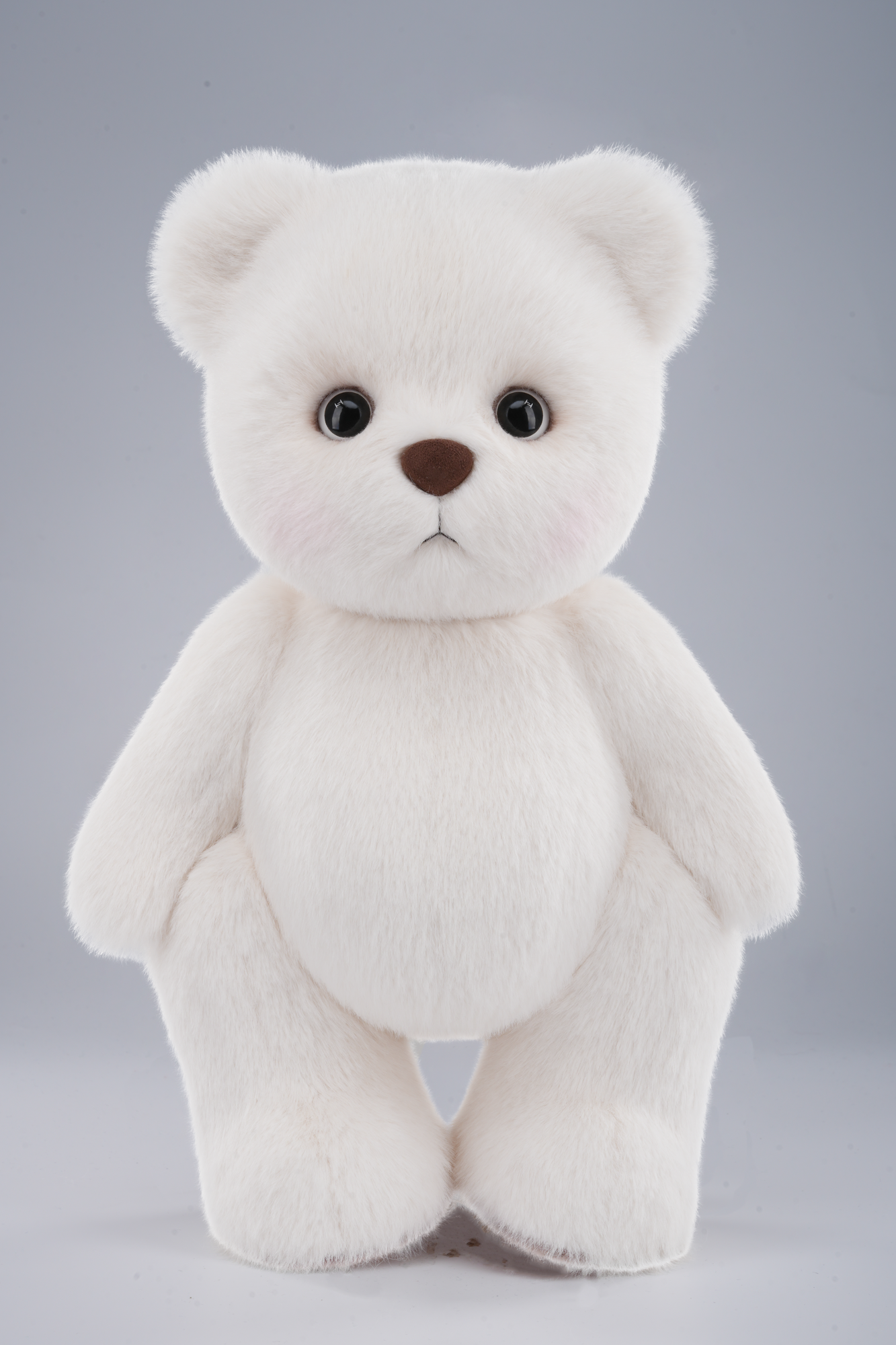 Lina Bear Long-Hair - White (38cm)