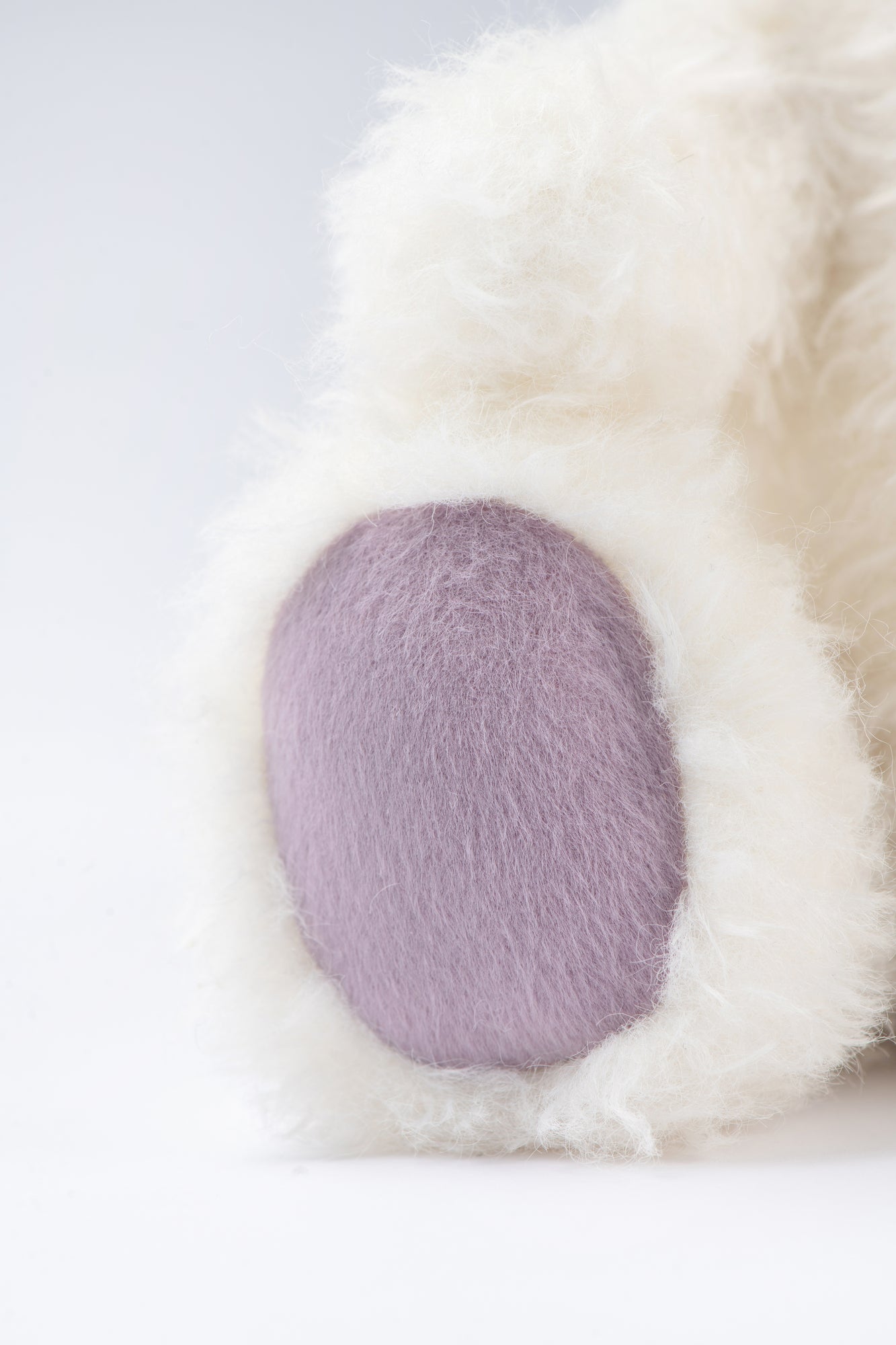 Lina Bear Cirrus Curly-Hair - White (30cm)
