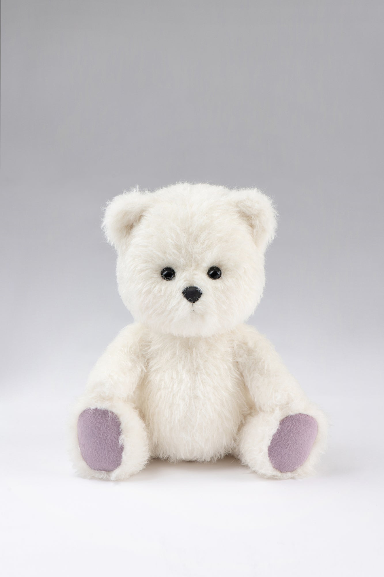Lina Bear Cirrus Curly-Hair - White (30cm)