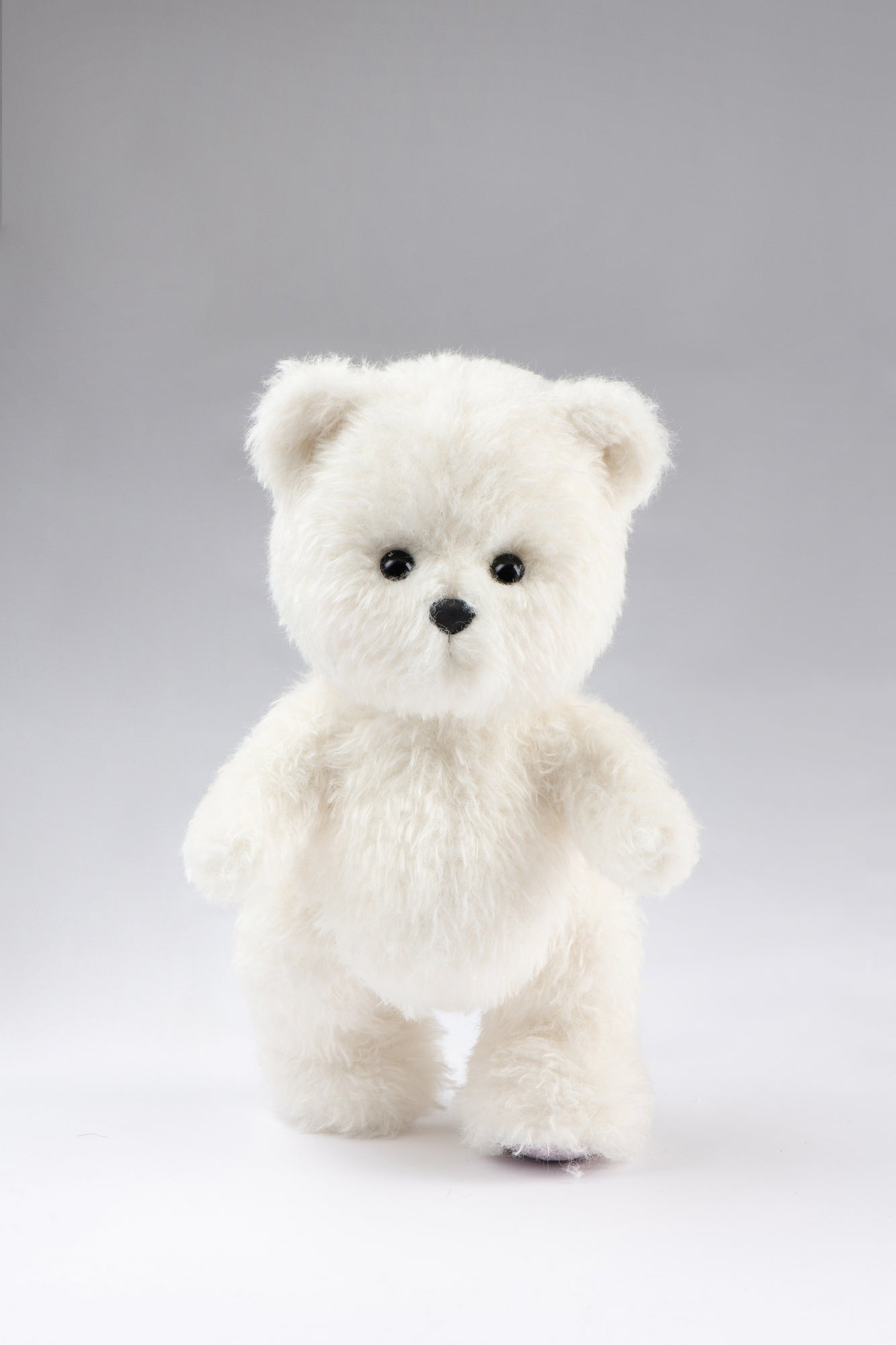 Lina Bear Cirrus Curly-Hair - White (30cm)