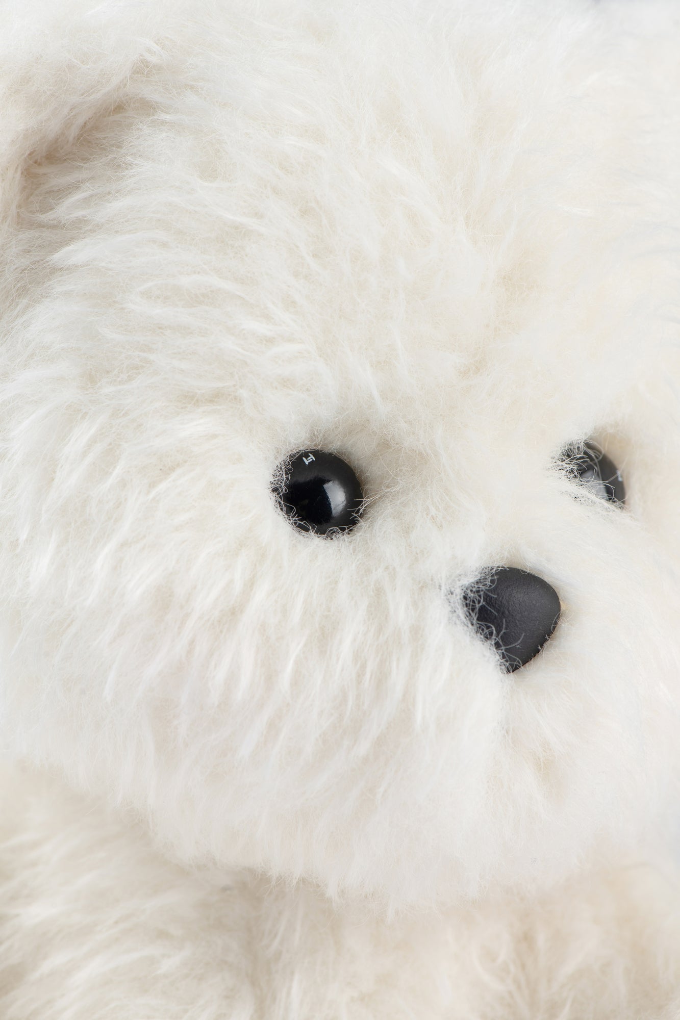 Lina Bear Cirrus Curly-Hair - White (30cm)