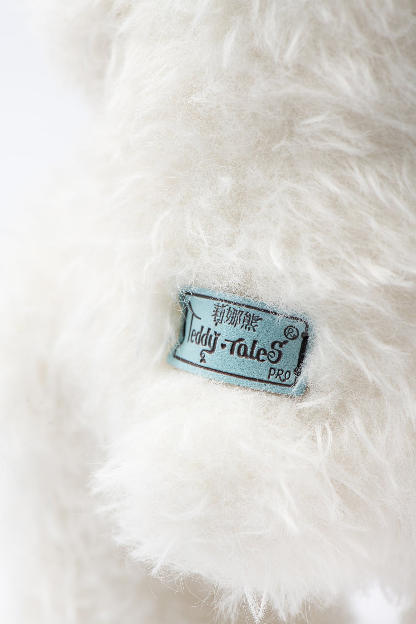 Lina Bear Cirrus Curly-Hair - White (30cm)