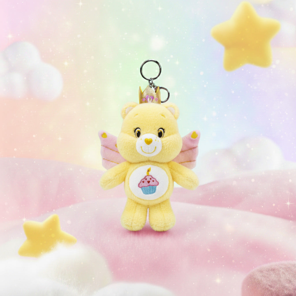 Angel Collection Mini Plush Keychain (15cm) - Birthday Bear