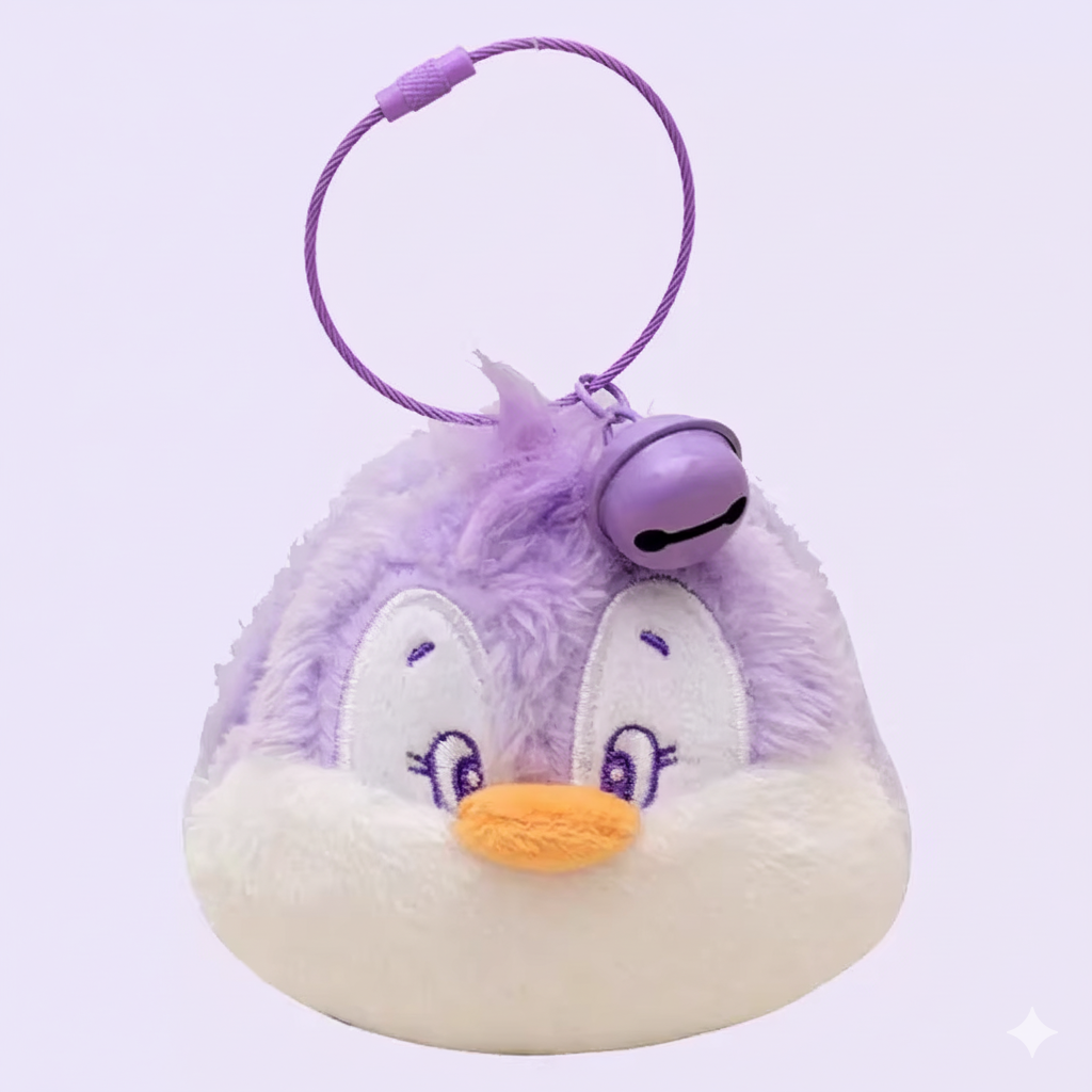 Cousin Series Plush Makeup Mirror - Cozy Heart Penguin