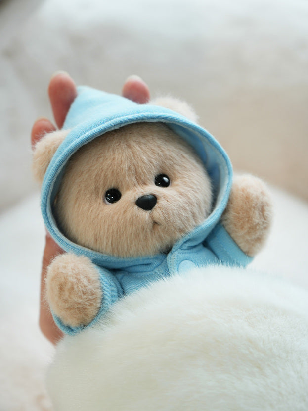 Lina Bear Everest with Keychain - Milk Tea (15cm)