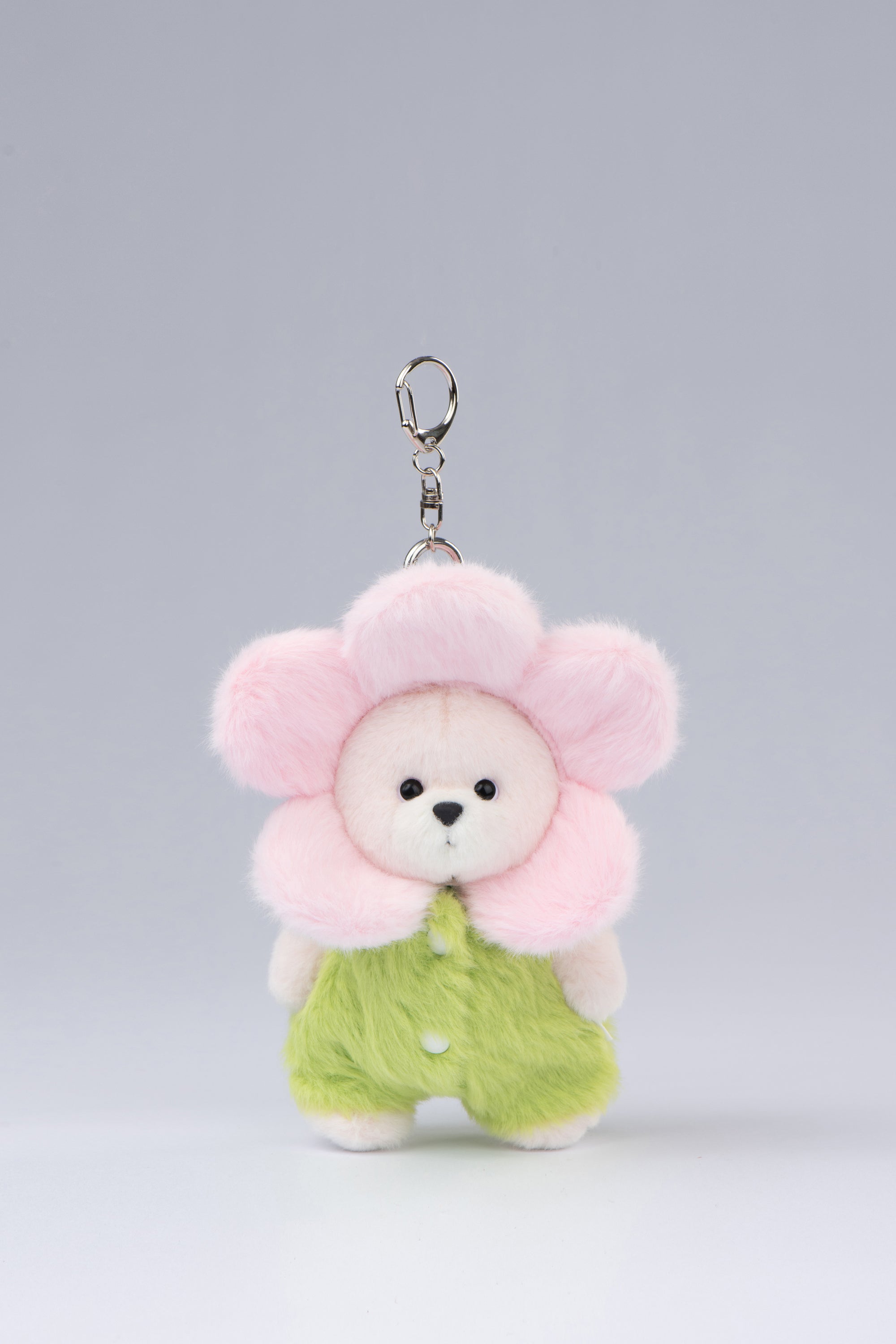 Lina Bear Flower Petal with Keychain - Pink (15cm)
