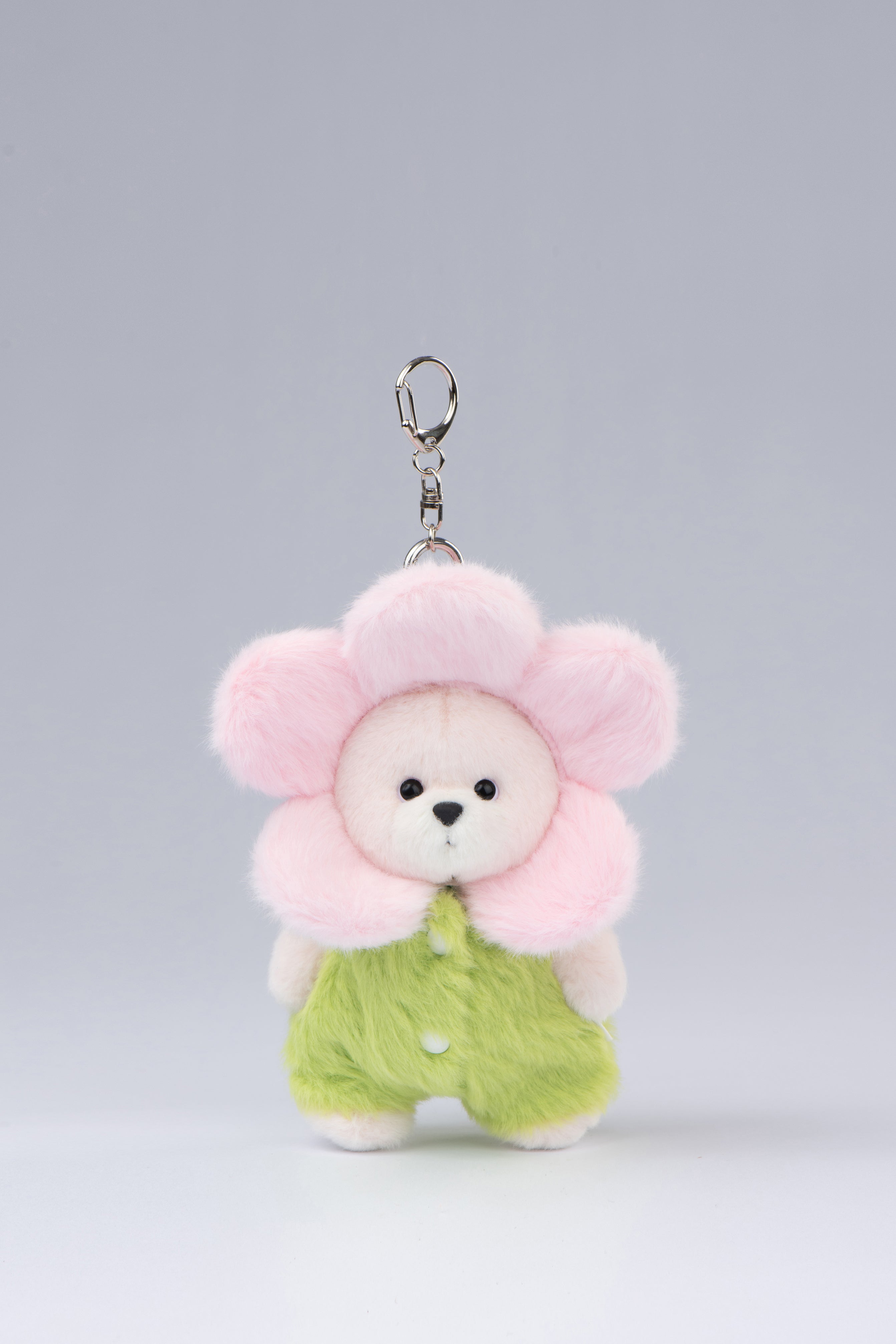 Lina Bear Flower Petal with Keychain - Pink (15cm)