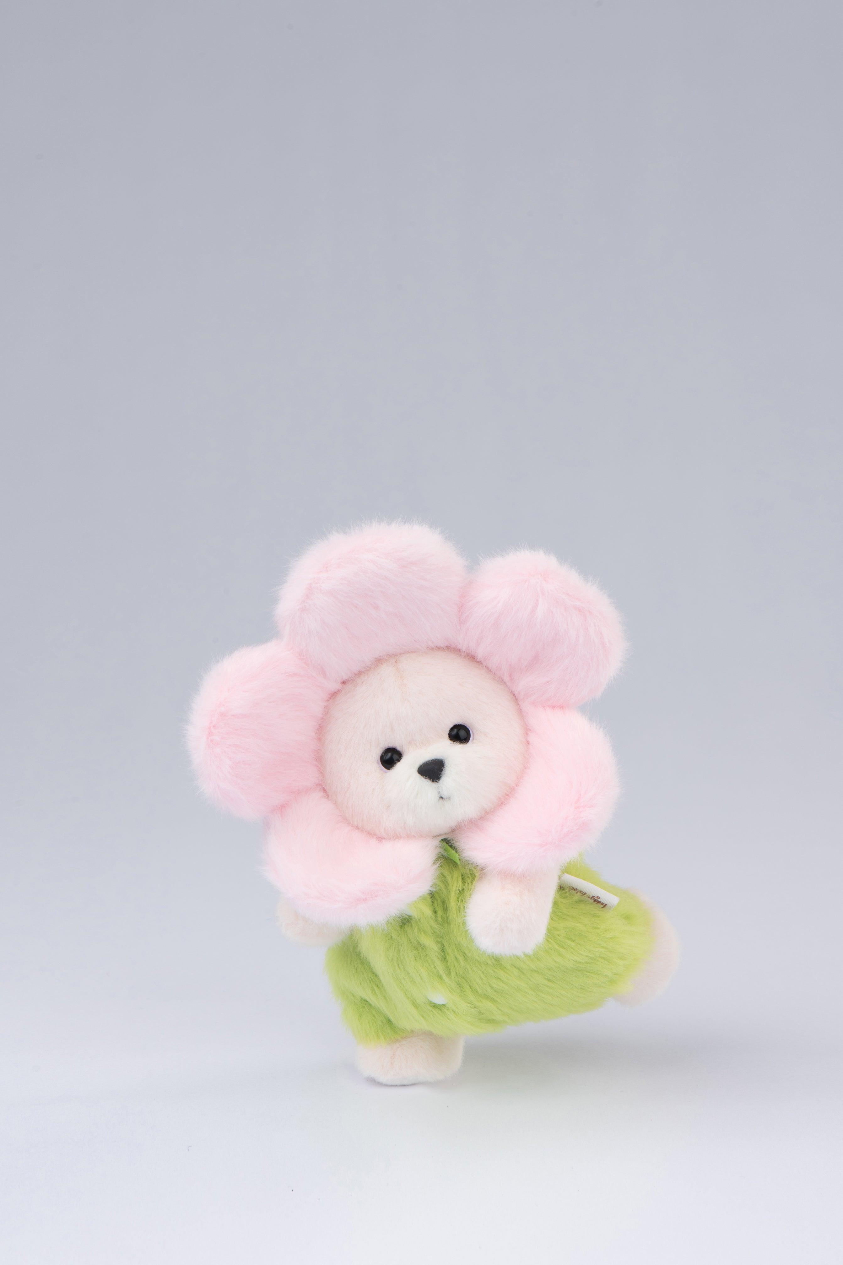Lina Bear Flower Petal with Keychain - Pink (15cm)