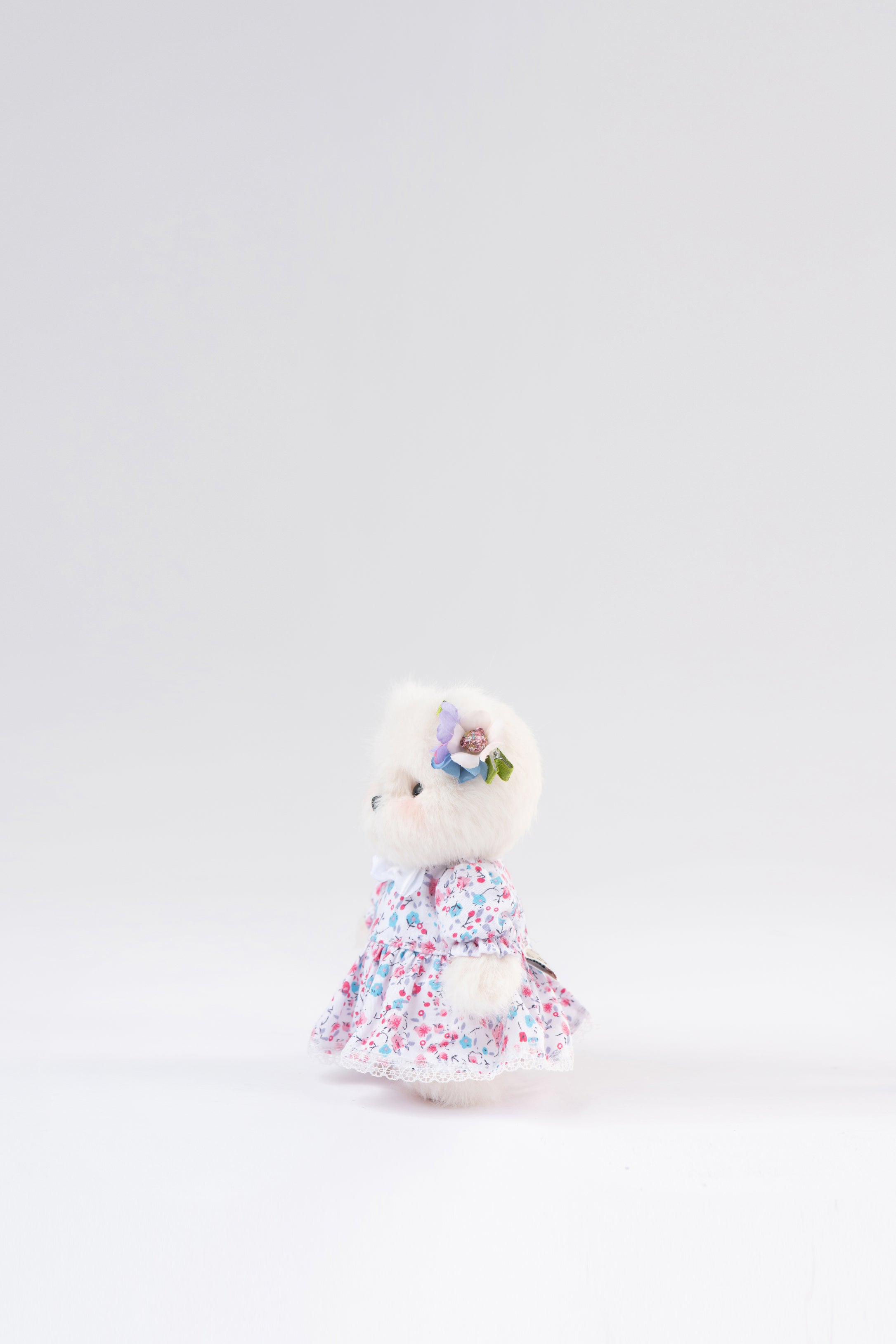 Lina Bear Nezabudka Forget-Me-Not with Leather Strap (15cm)
