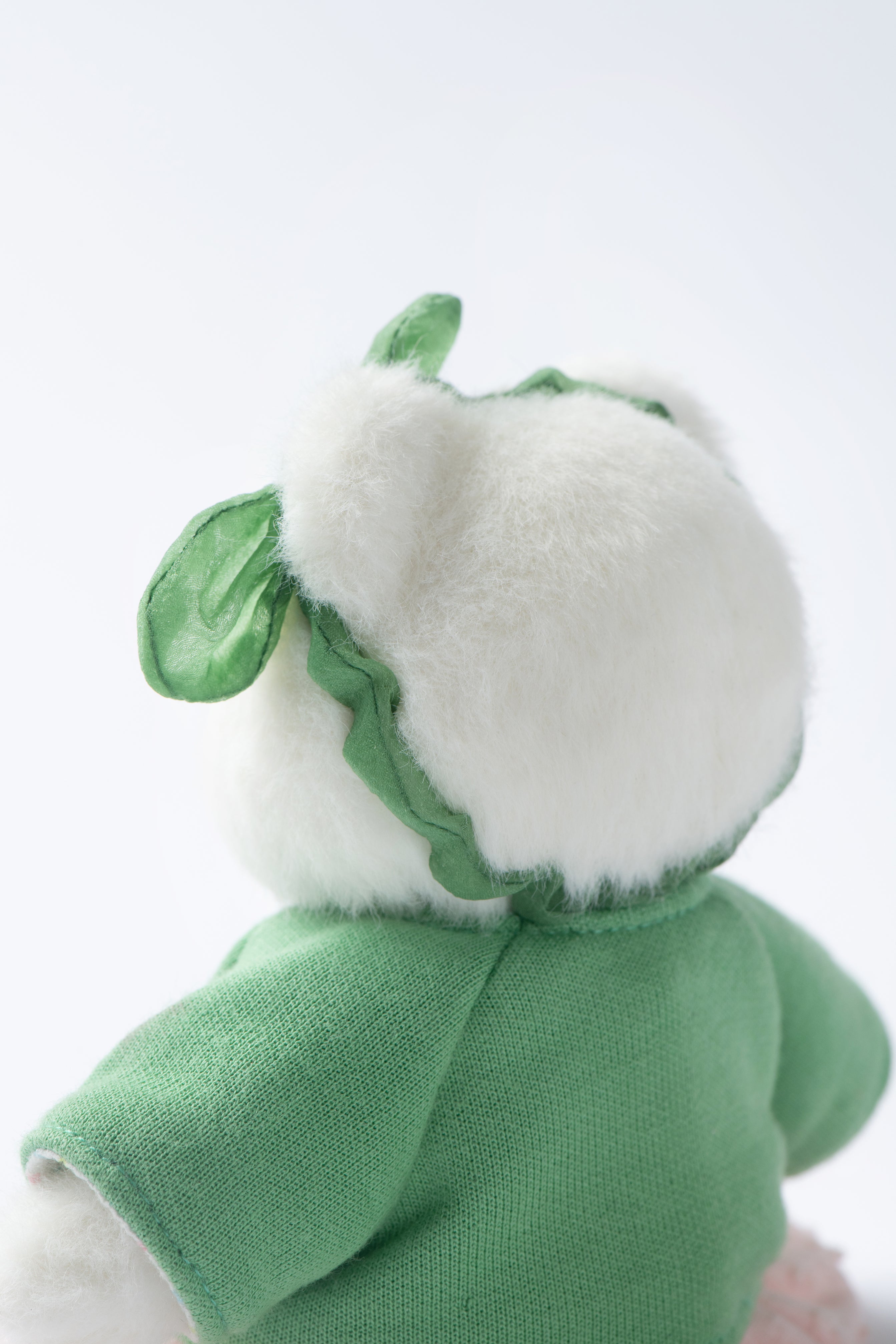 Lina Bear Serendipity with Leather Strap - White (15cm)