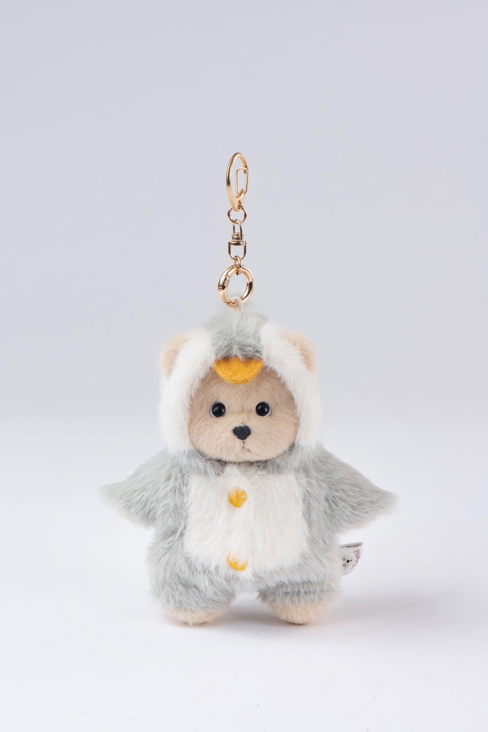 Lina Bear Penguin with Keychain - Milk Tea (15cm)