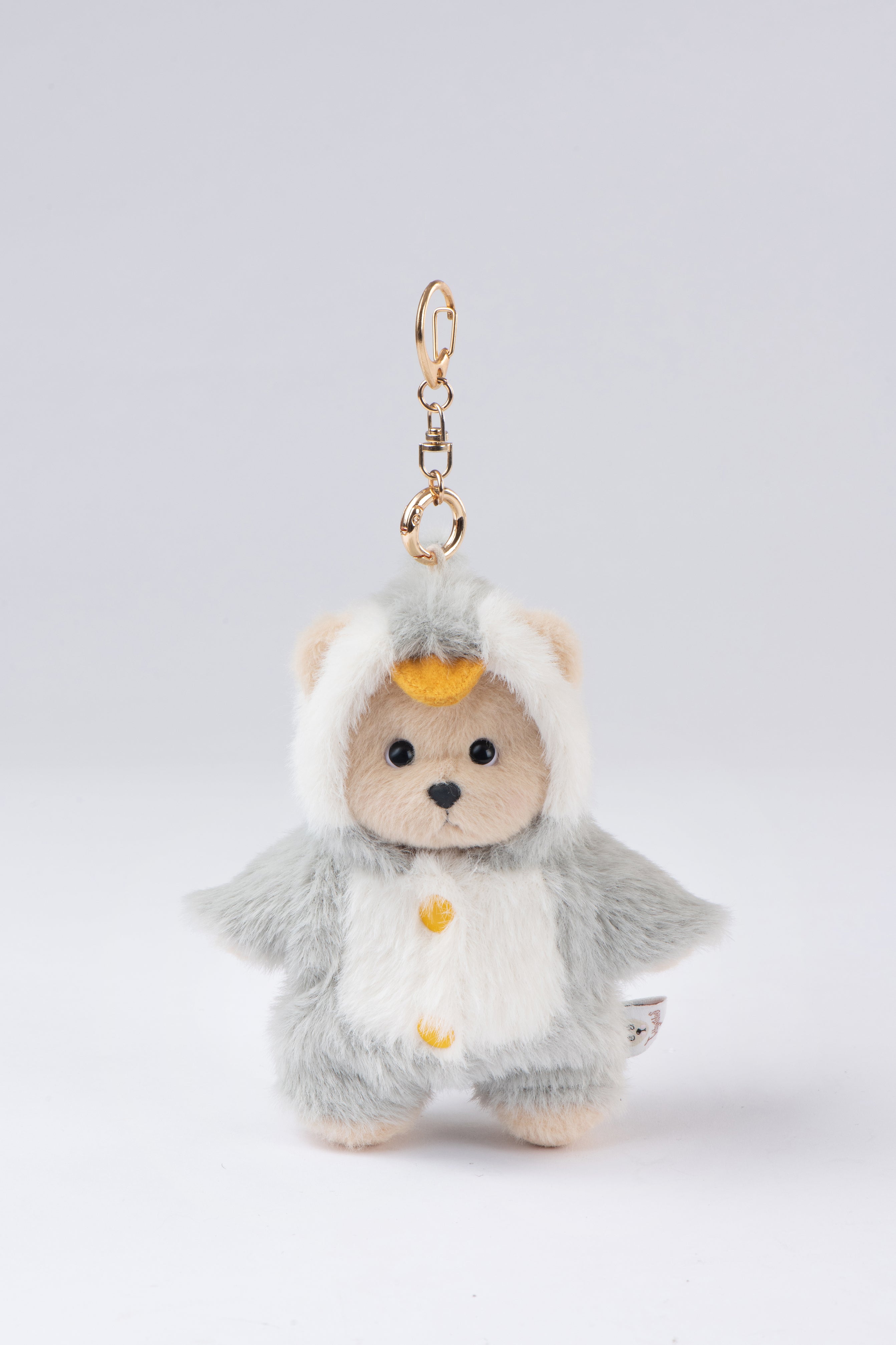 Lina Bear Penguin with Keychain - Milk Tea (15cm)