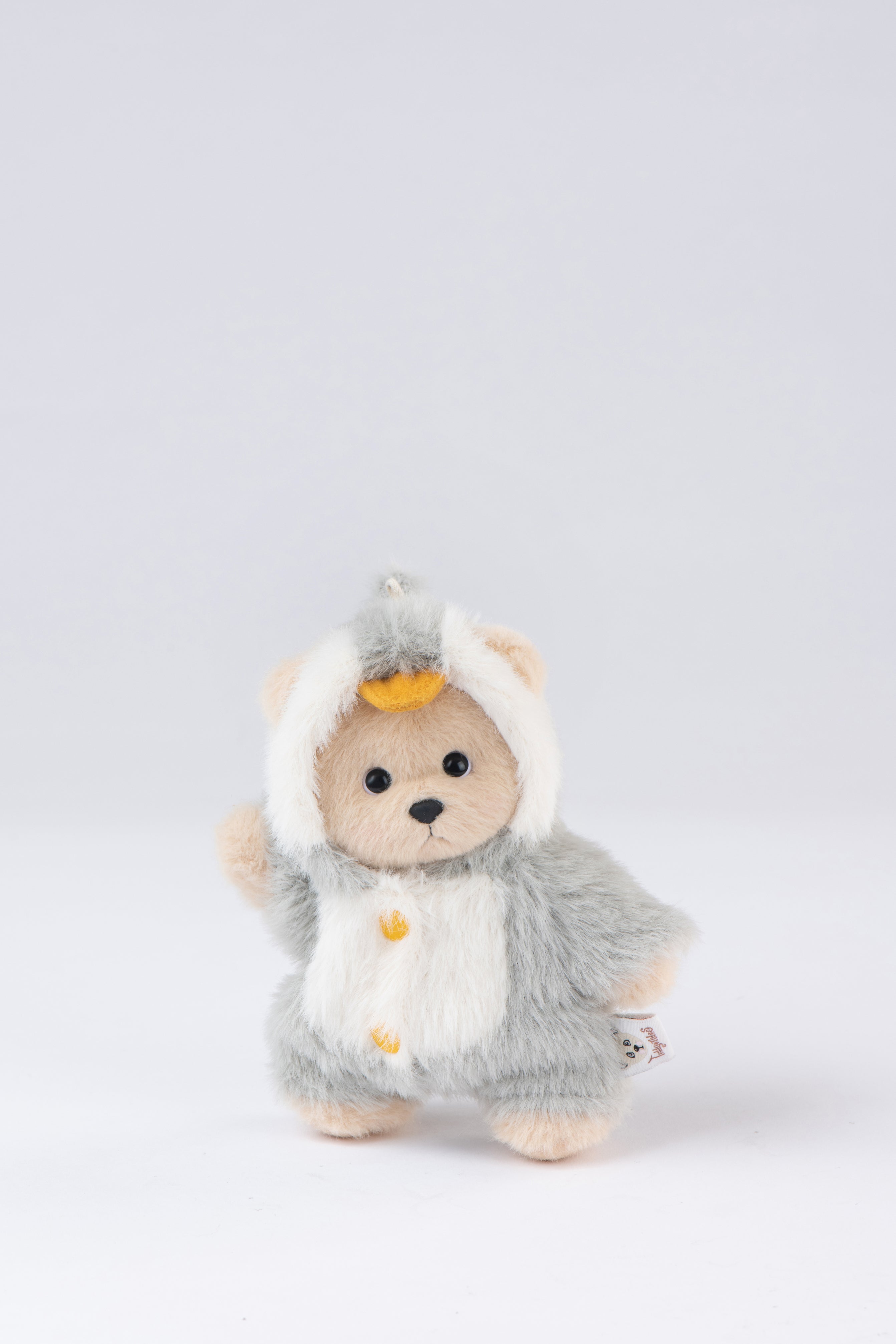 Lina Bear Penguin with Keychain - Milk Tea (15cm)