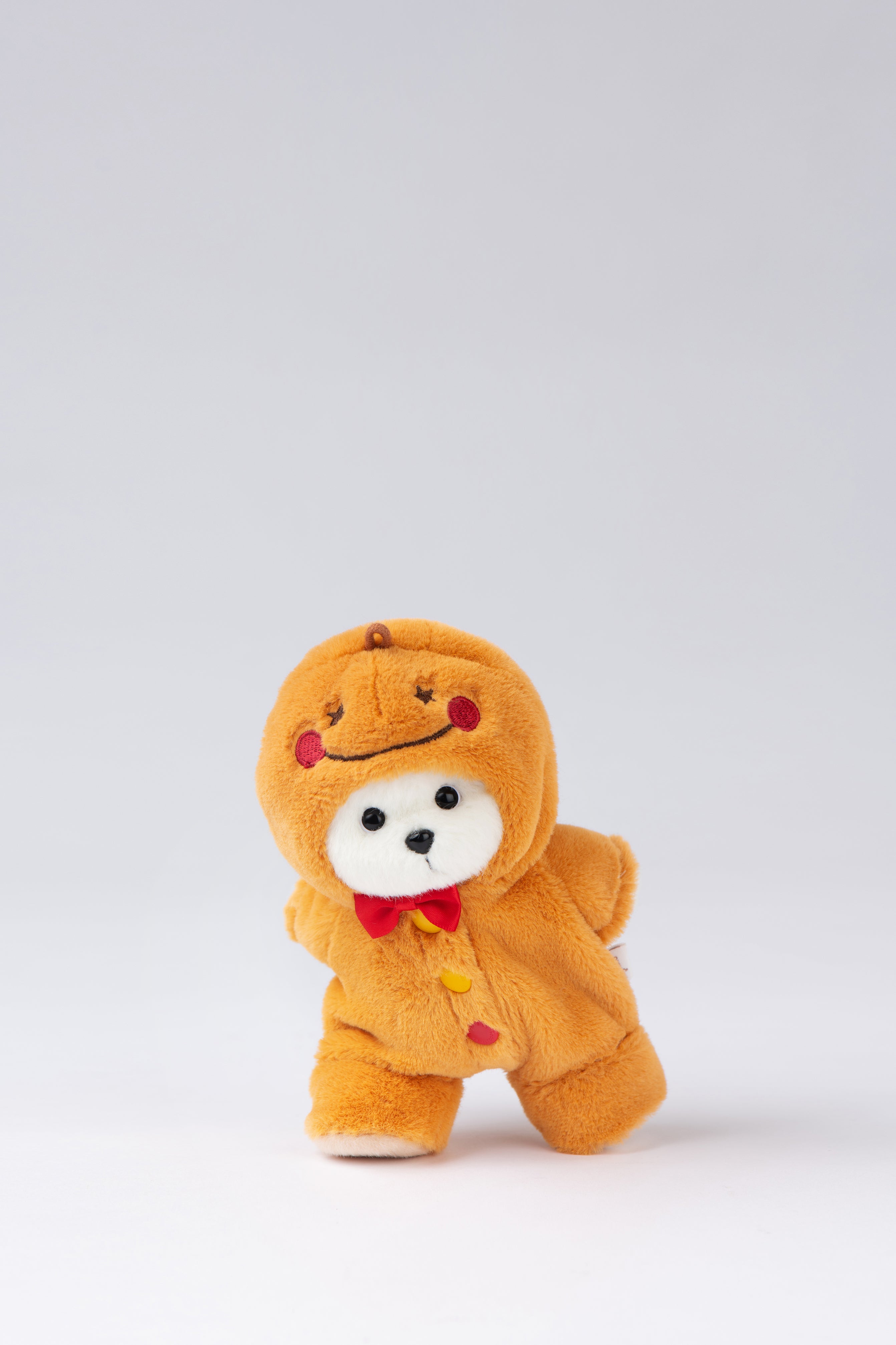 Lina Bear Christmas Gingerbread with Keychain - White (15cm)
