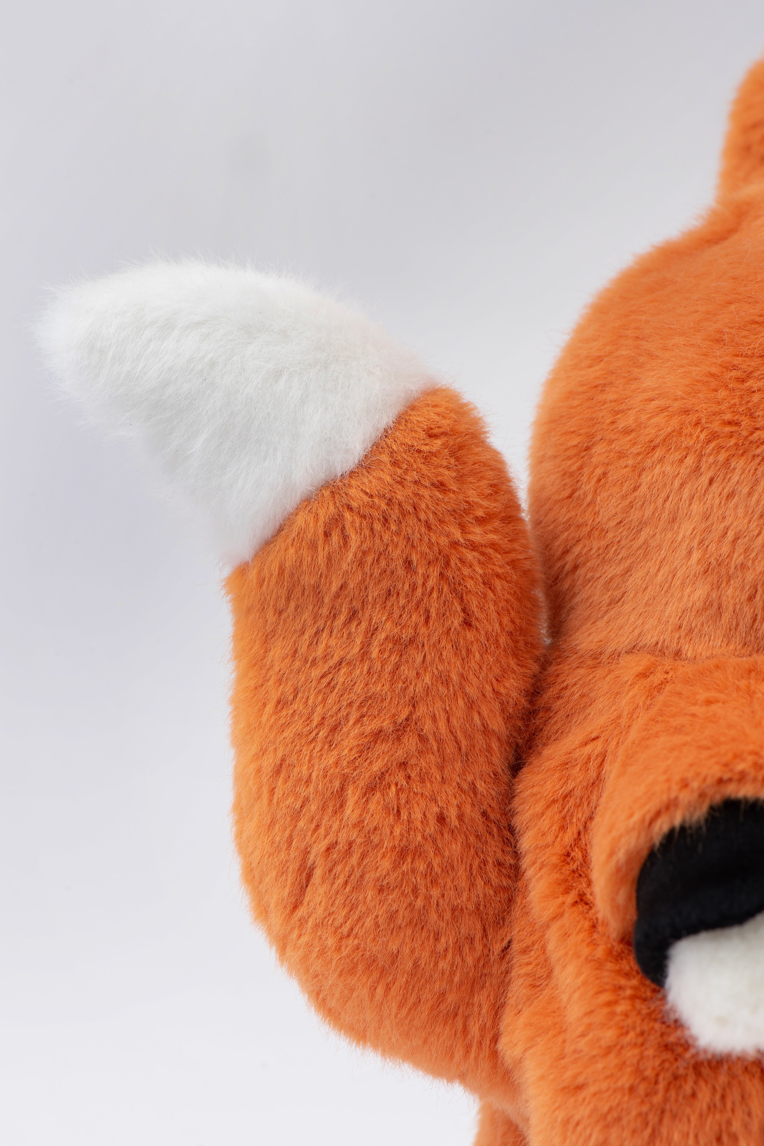 Lina Bear Fox with Keychain - White (15cm)