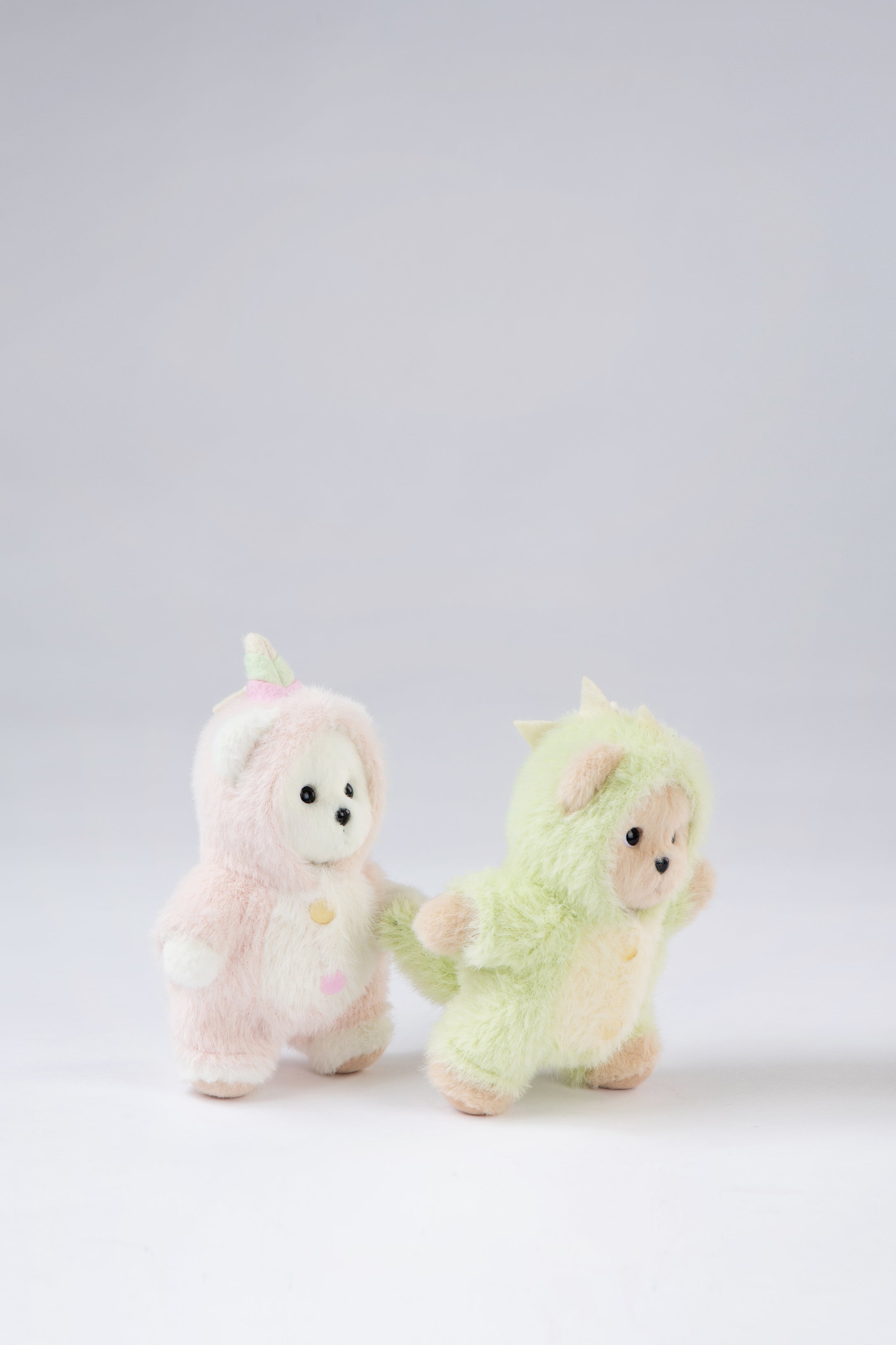 Lina Bear Pink Unicorn with Keychain - White (15cm)