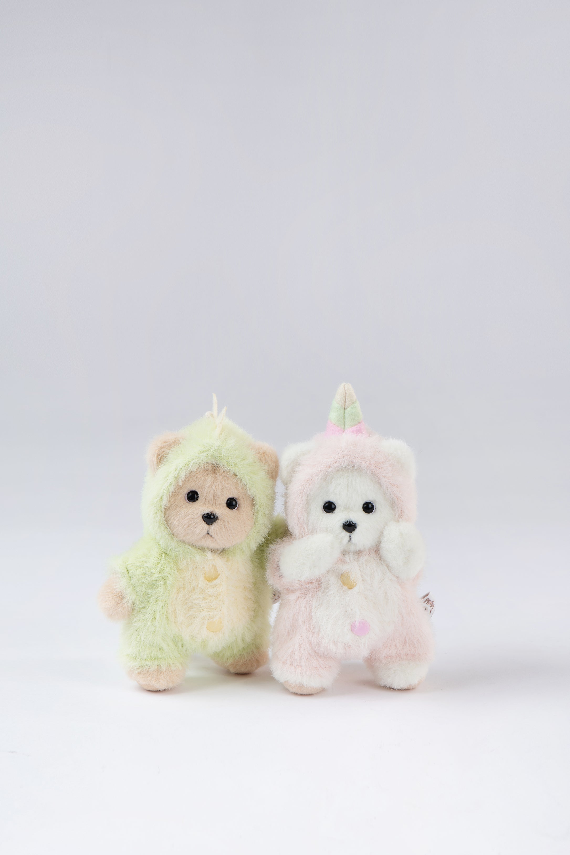 Lina Bear Pink Unicorn with Keychain - White (15cm)