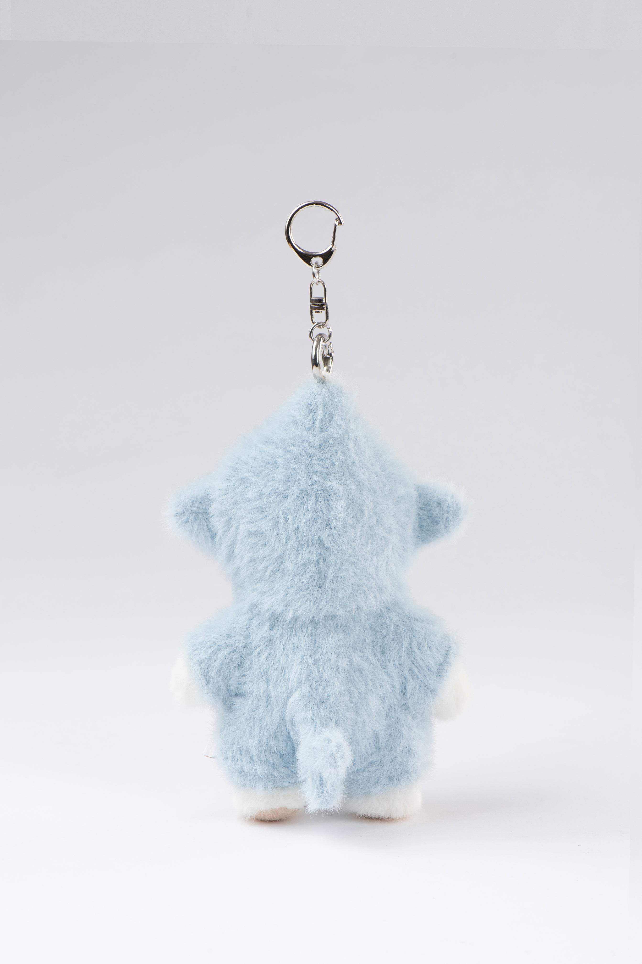 Lina Bear Shark with Keychain - Milk Tea (15cm)