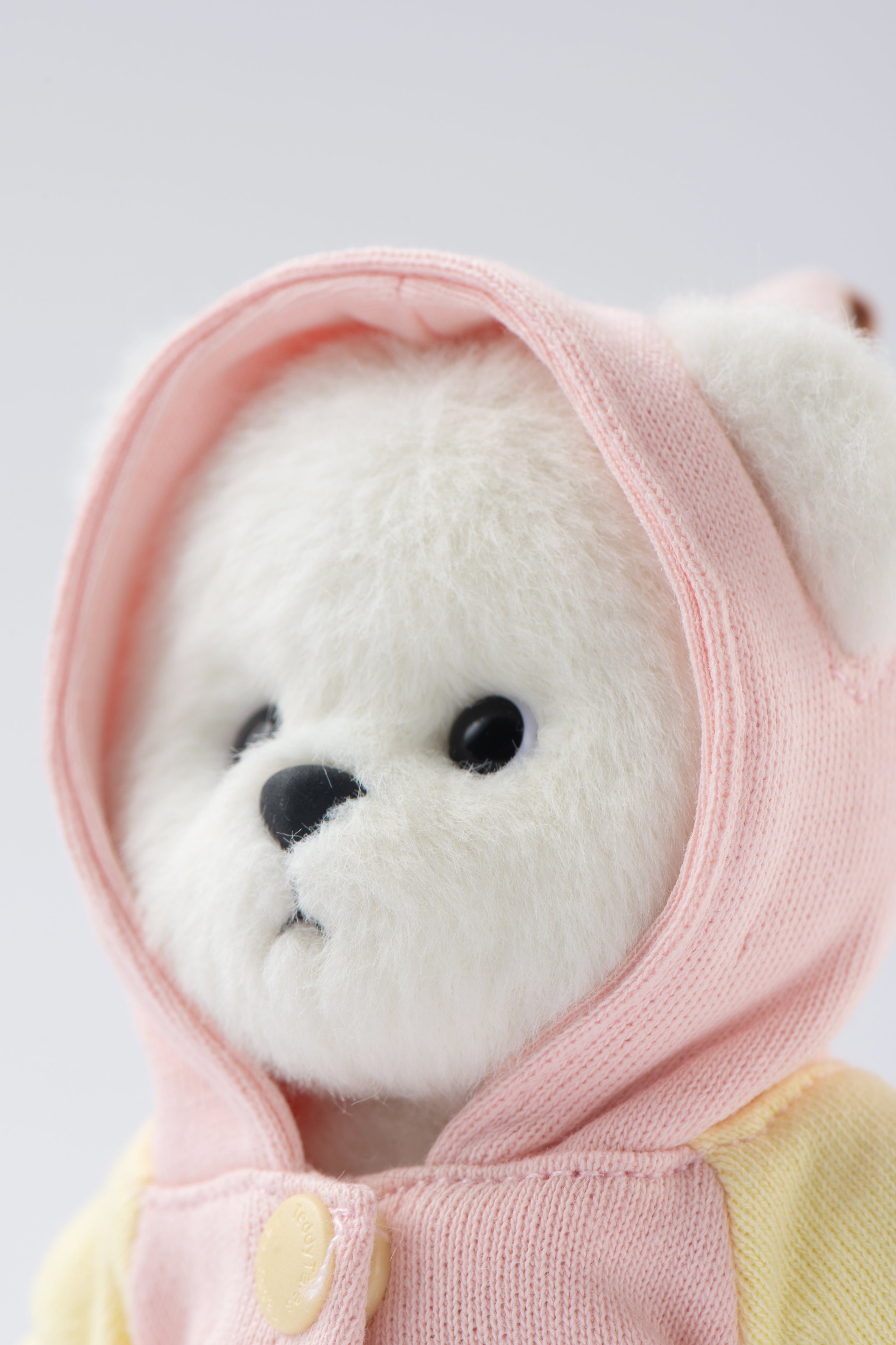 Lina Bear Strawberry Cheese Candy with Keychain - White (15cm)