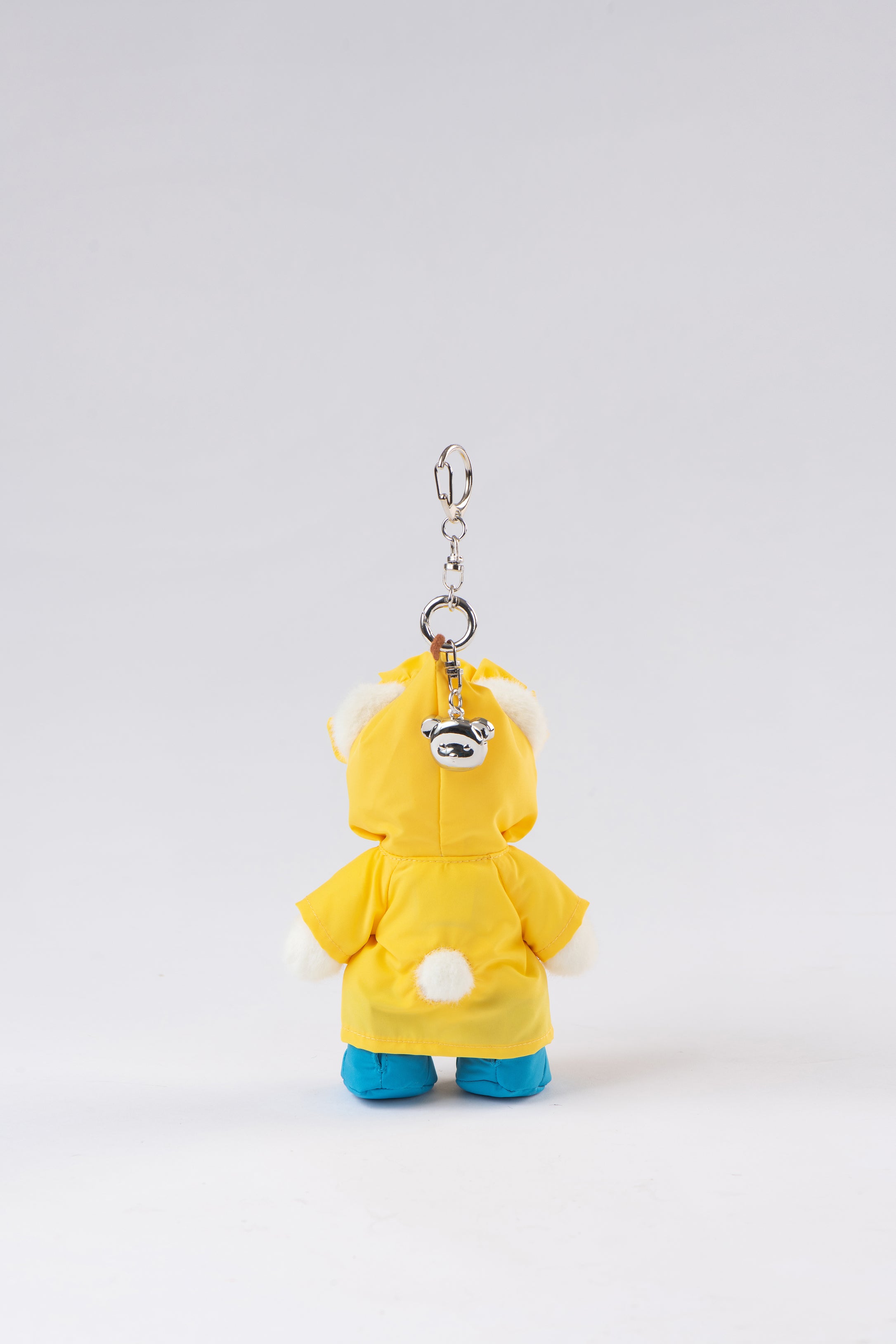 Lina Bear Yellow Raincoat with Keychain - White (15cm)