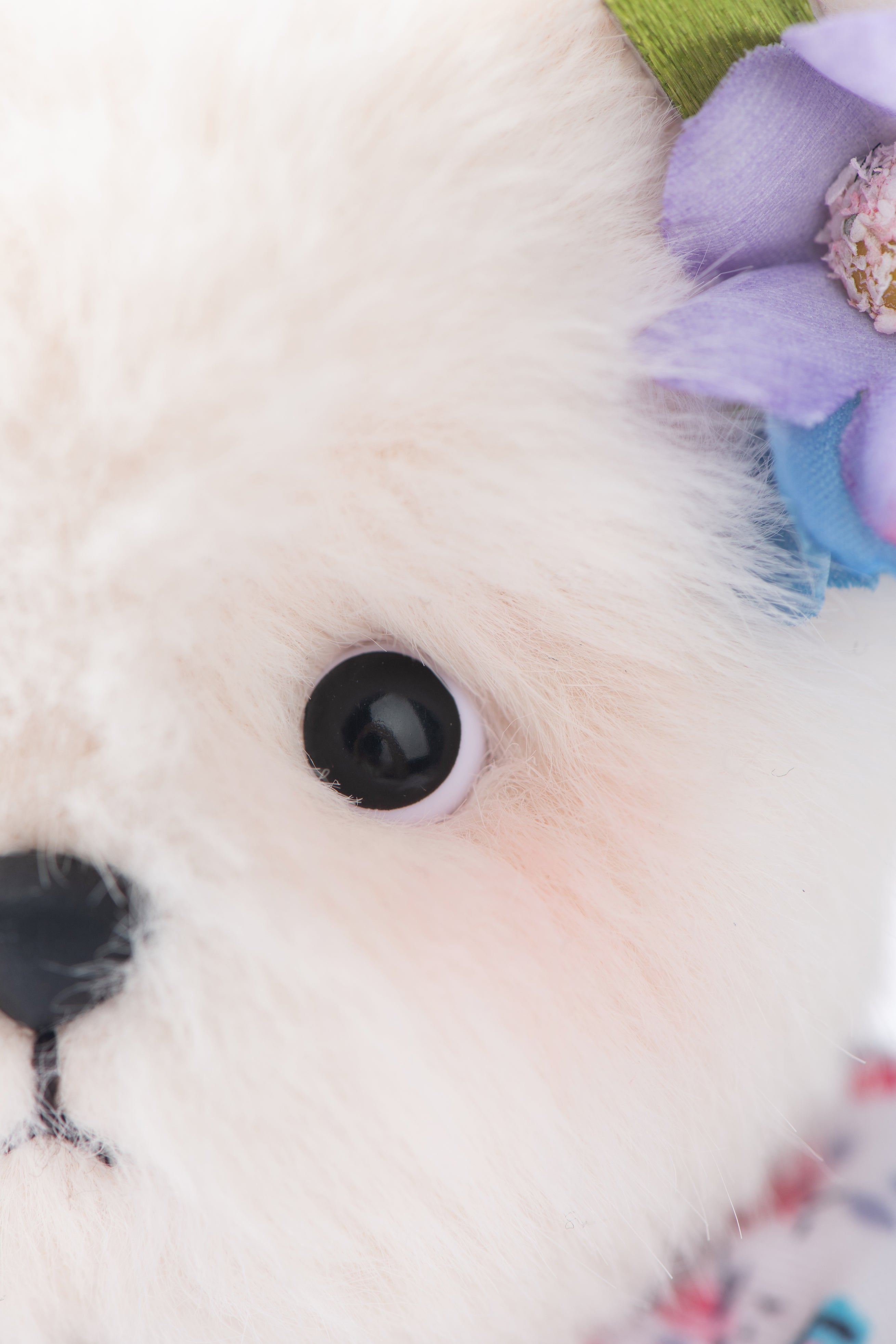Lina Bear Nezabudka Forget-Me-Not with Leather Strap (15cm)