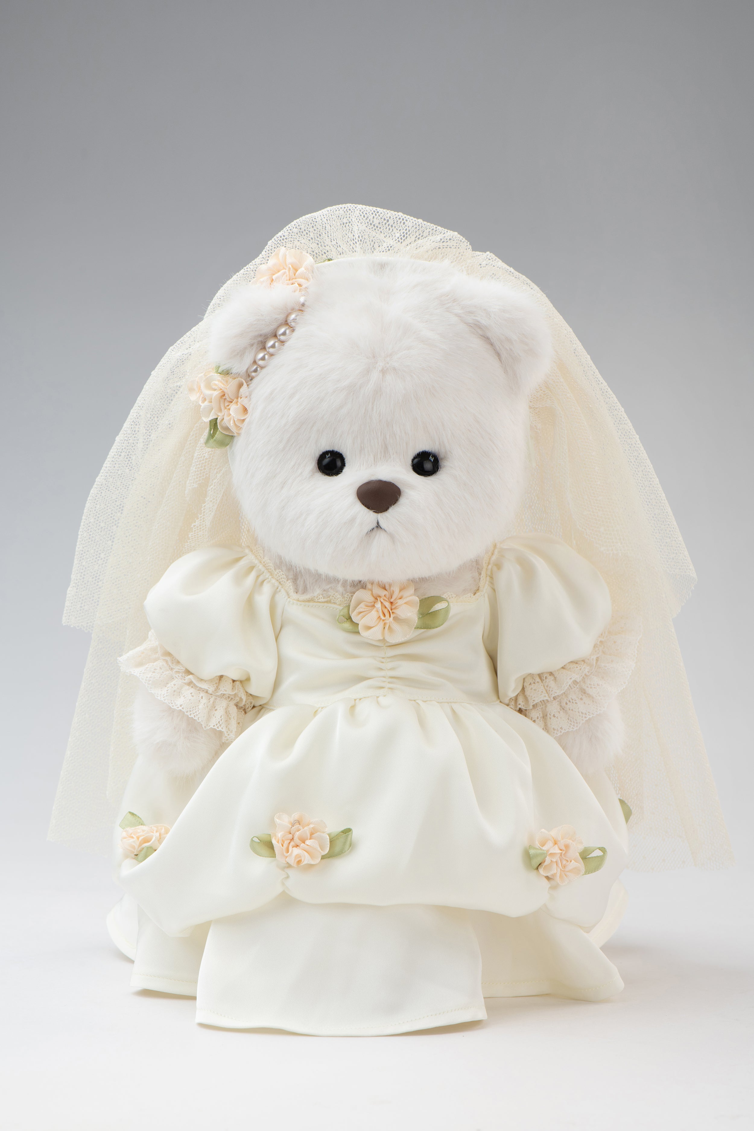 Lina Bear Love Letter Couple Bride - White (30cm) 