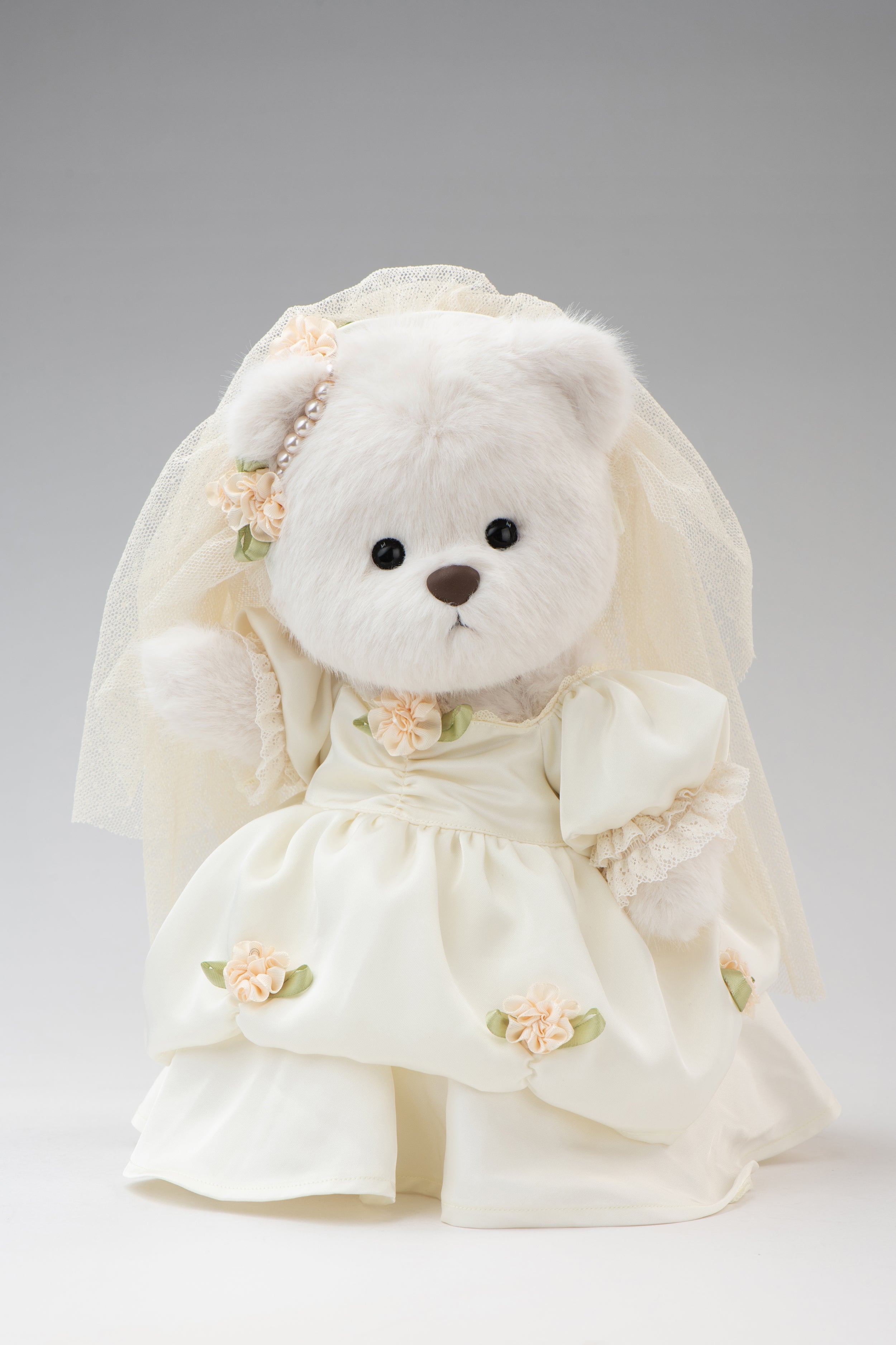 Lina Bear Love Letter Couple Bride - White (30cm) 