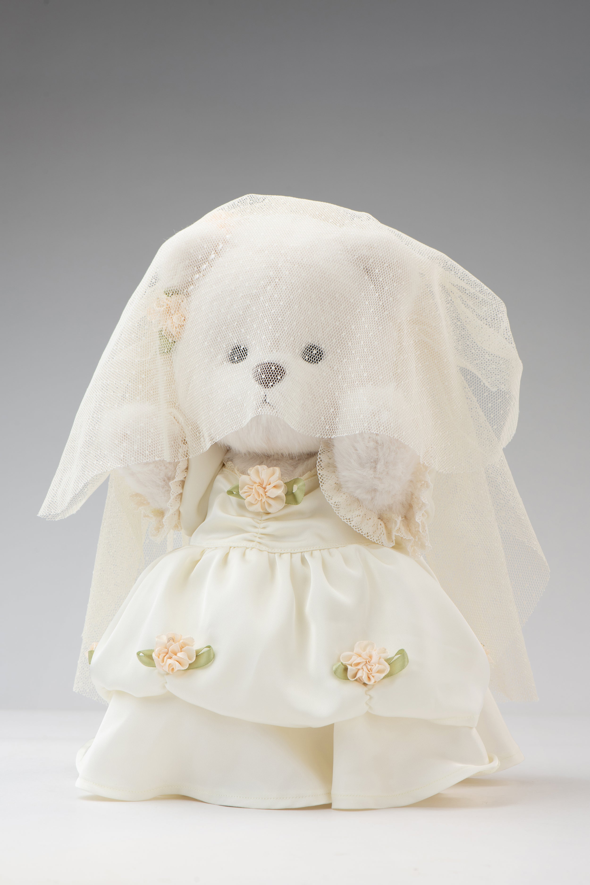 Lina Bear Love Letter Couple Bride - White (30cm) 