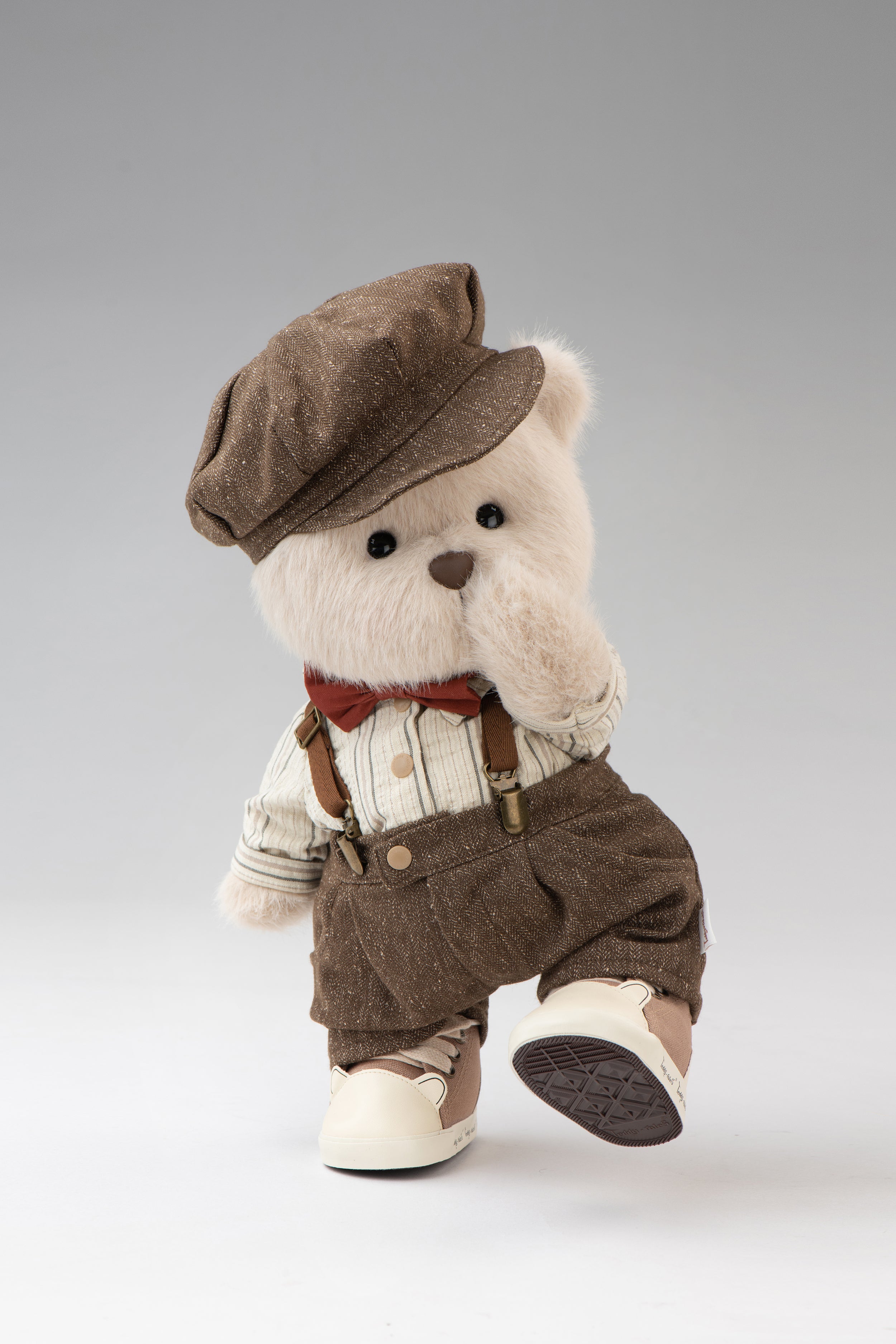 Lina Bear Love Letter Couple Bridegroom - Milk Tea (30cm) 
