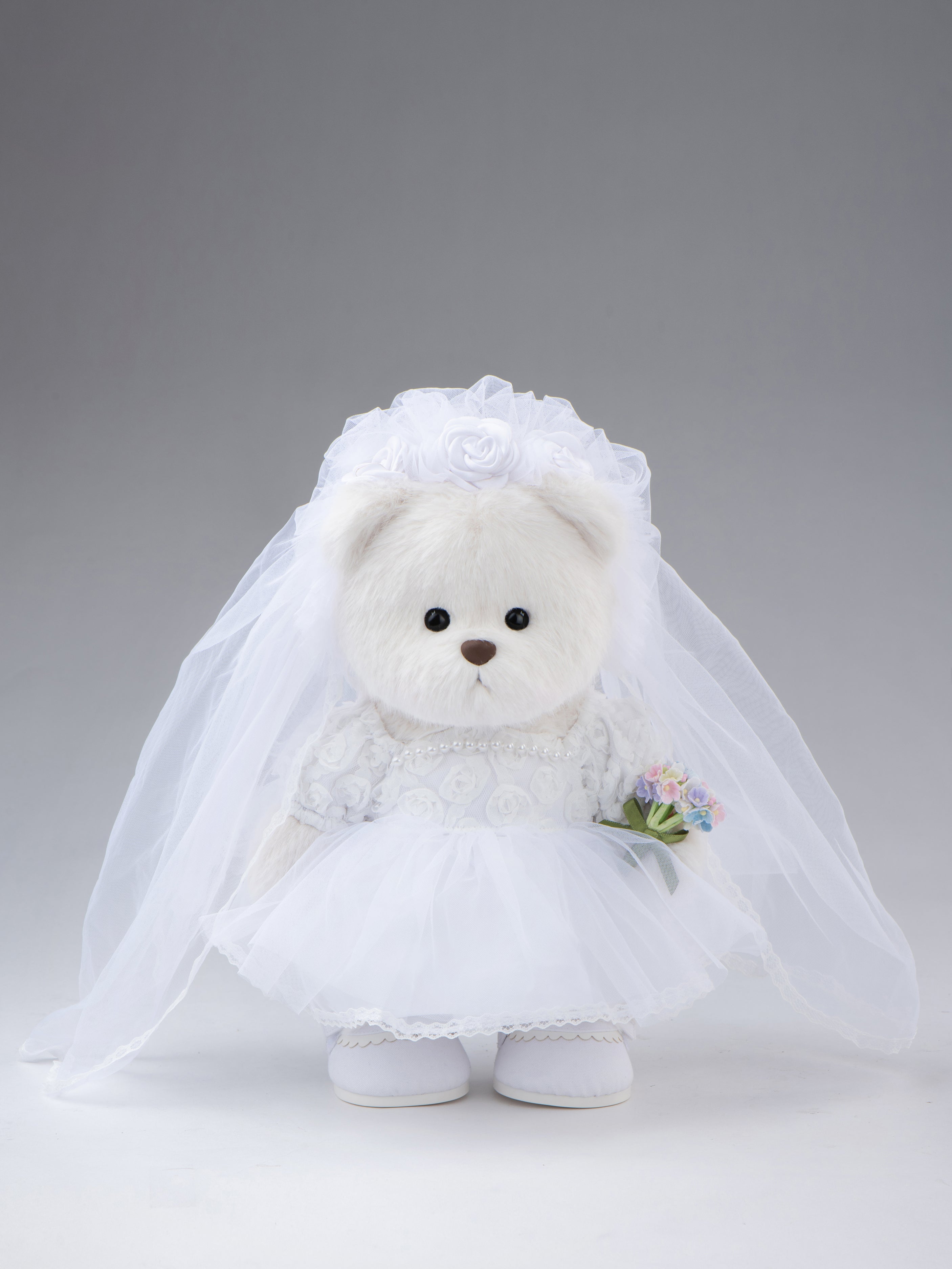 Lina Bear Romantic Couple Bride - White (30cm)