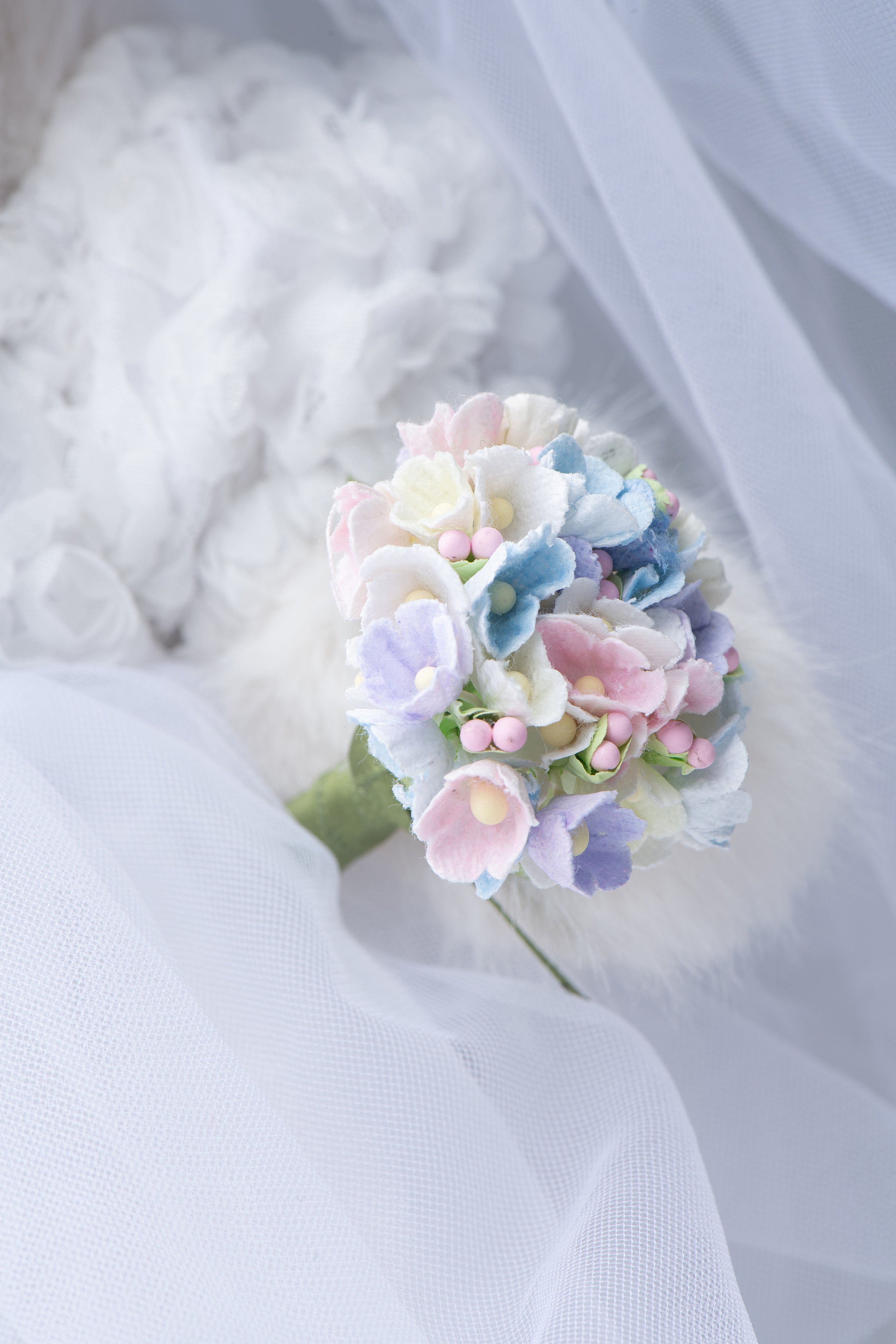 Lina Bear Romantic Couple Bride - White (30cm)