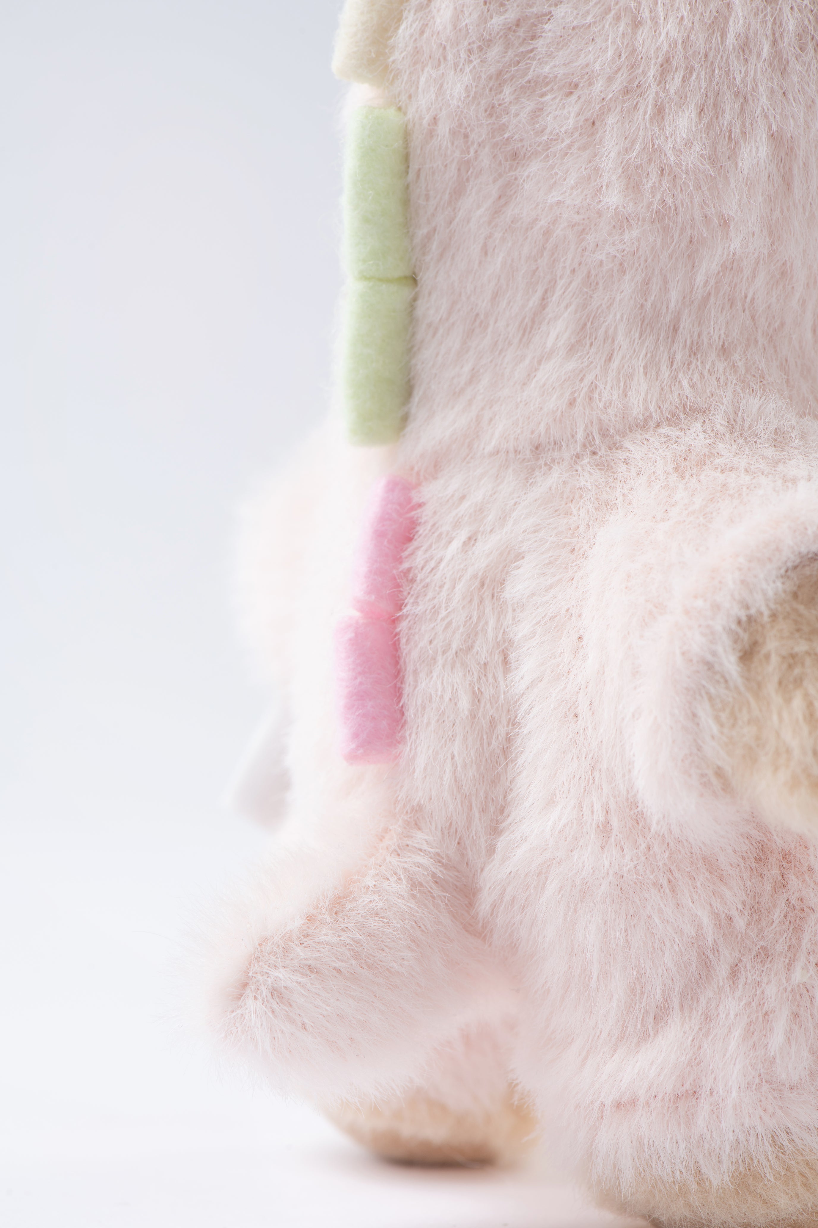 Lina Bear Pink Unicorn with Keychain - Milk Tea (15cm)