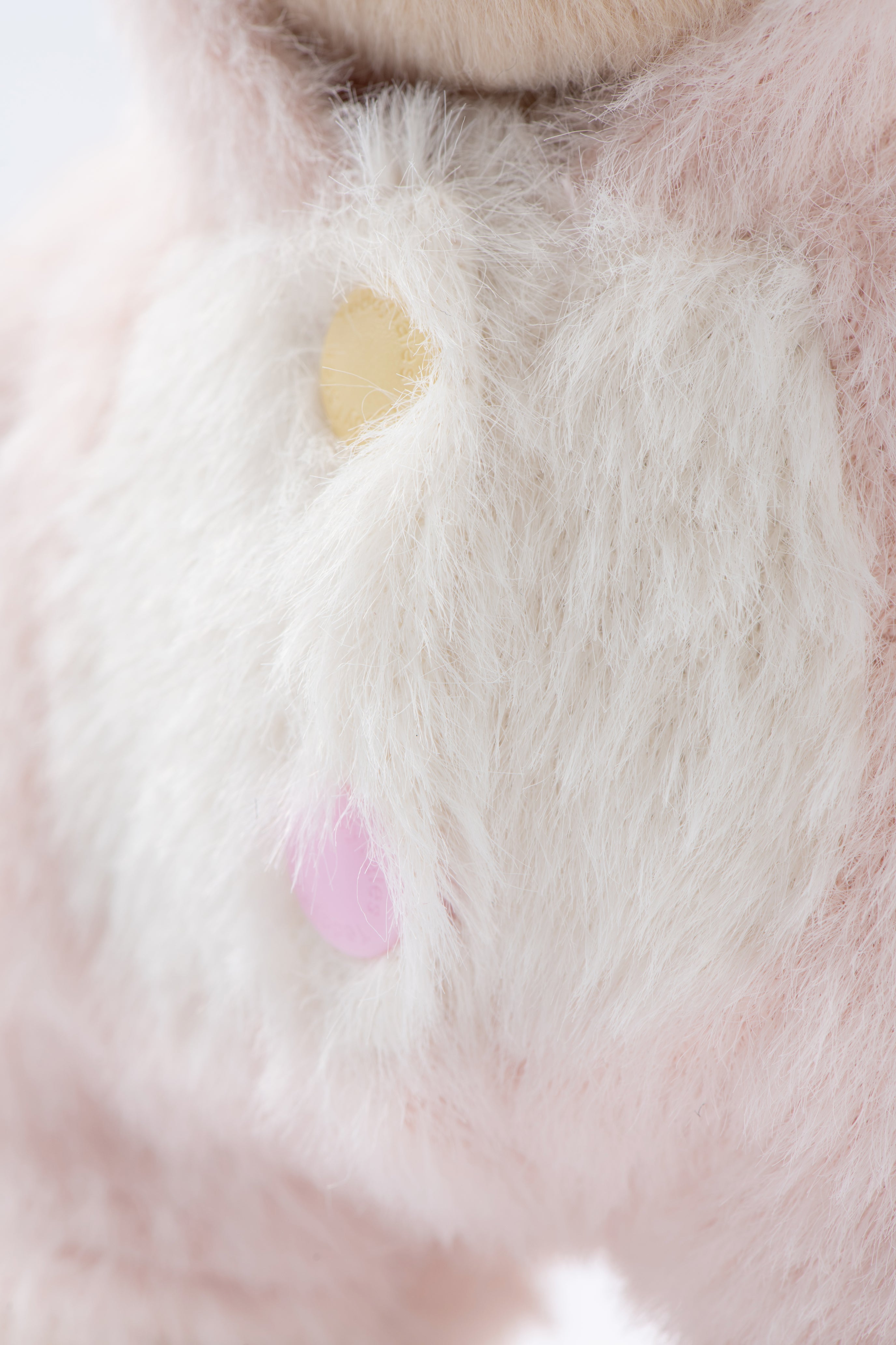 Lina Bear Pink Unicorn with Keychain - Milk Tea (15cm)