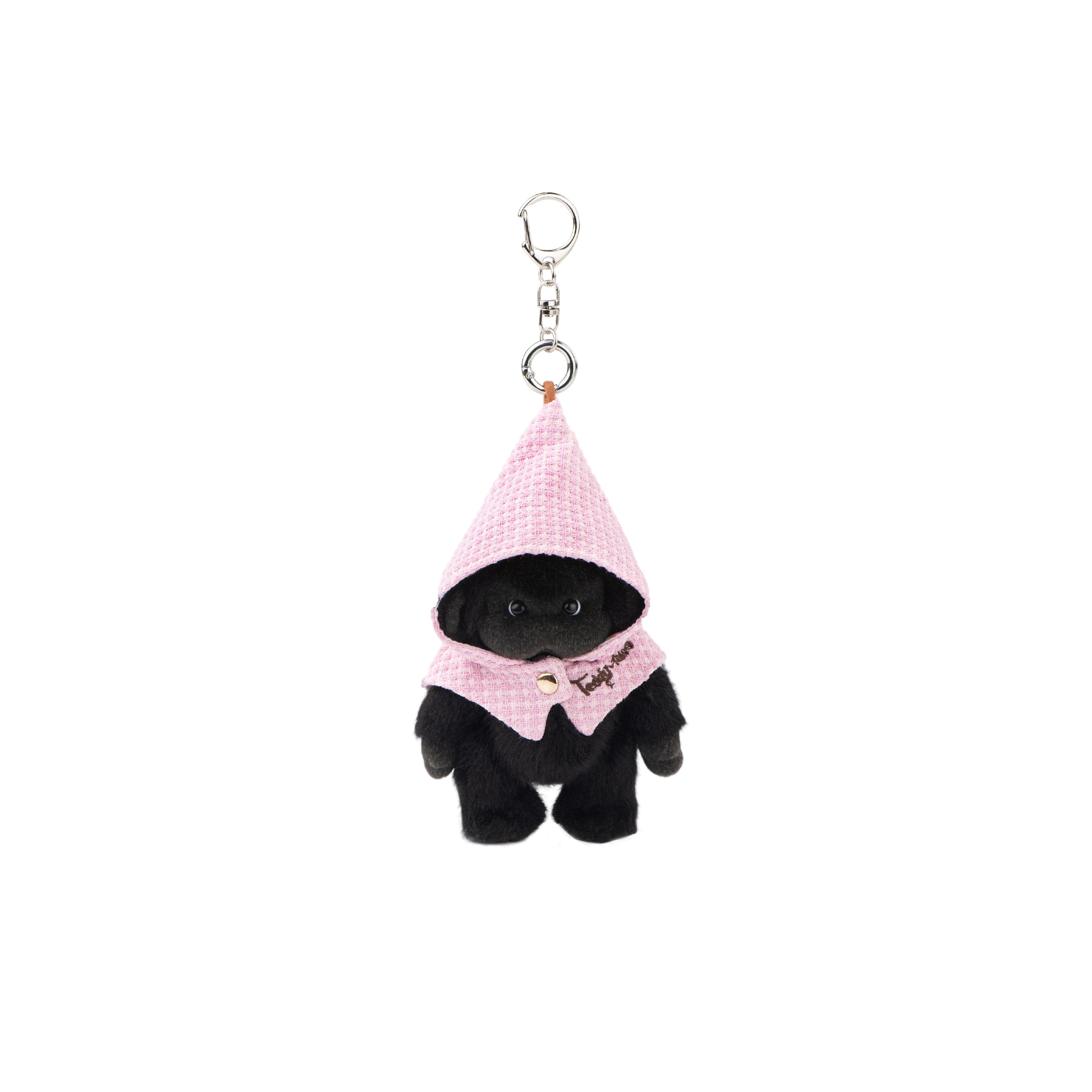 Lina Monkey Pink Cloak with Keychain - Black (12cm)