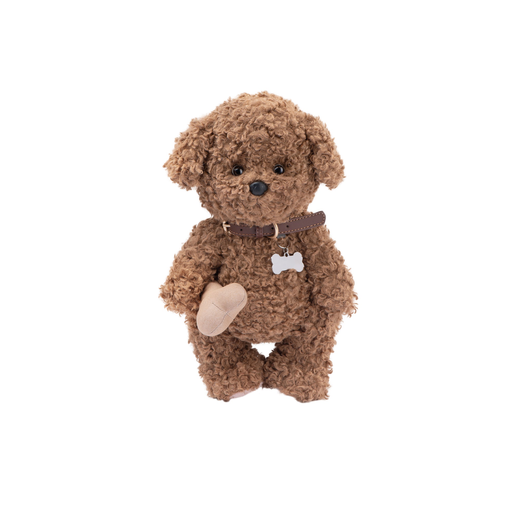 Lina Puppy Poodle without Bone Pillow - Brown (30cm)