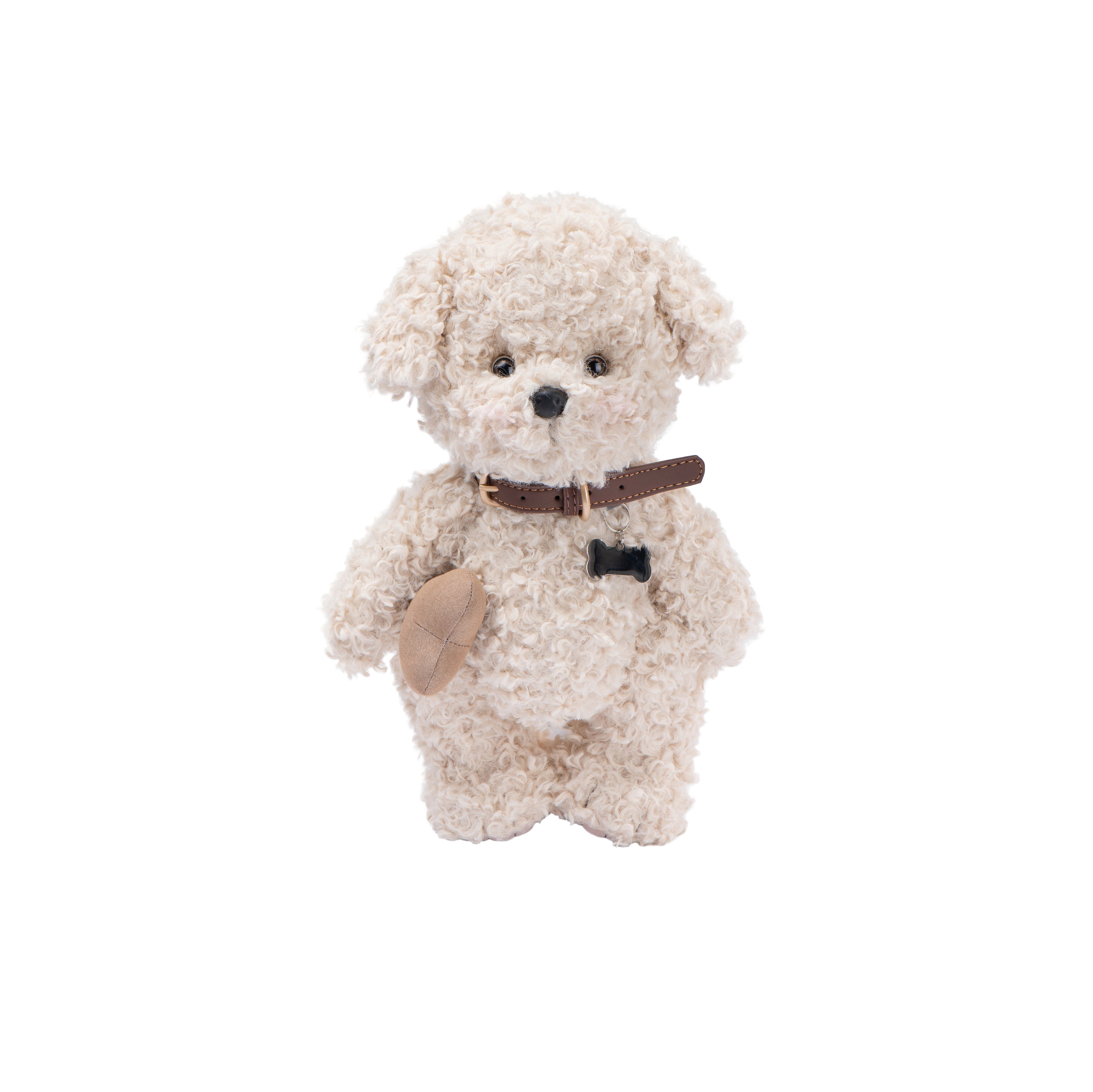 Lina Puppy Poodle without Bone Pillow - Beige (30cm)