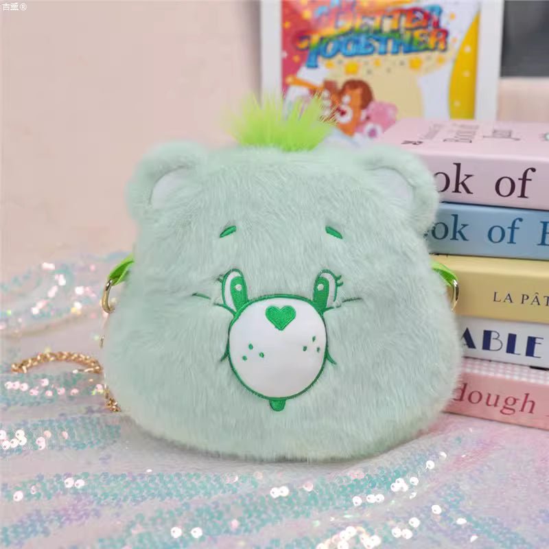 Fluffy Crossbody Bag - Good Luck Bear